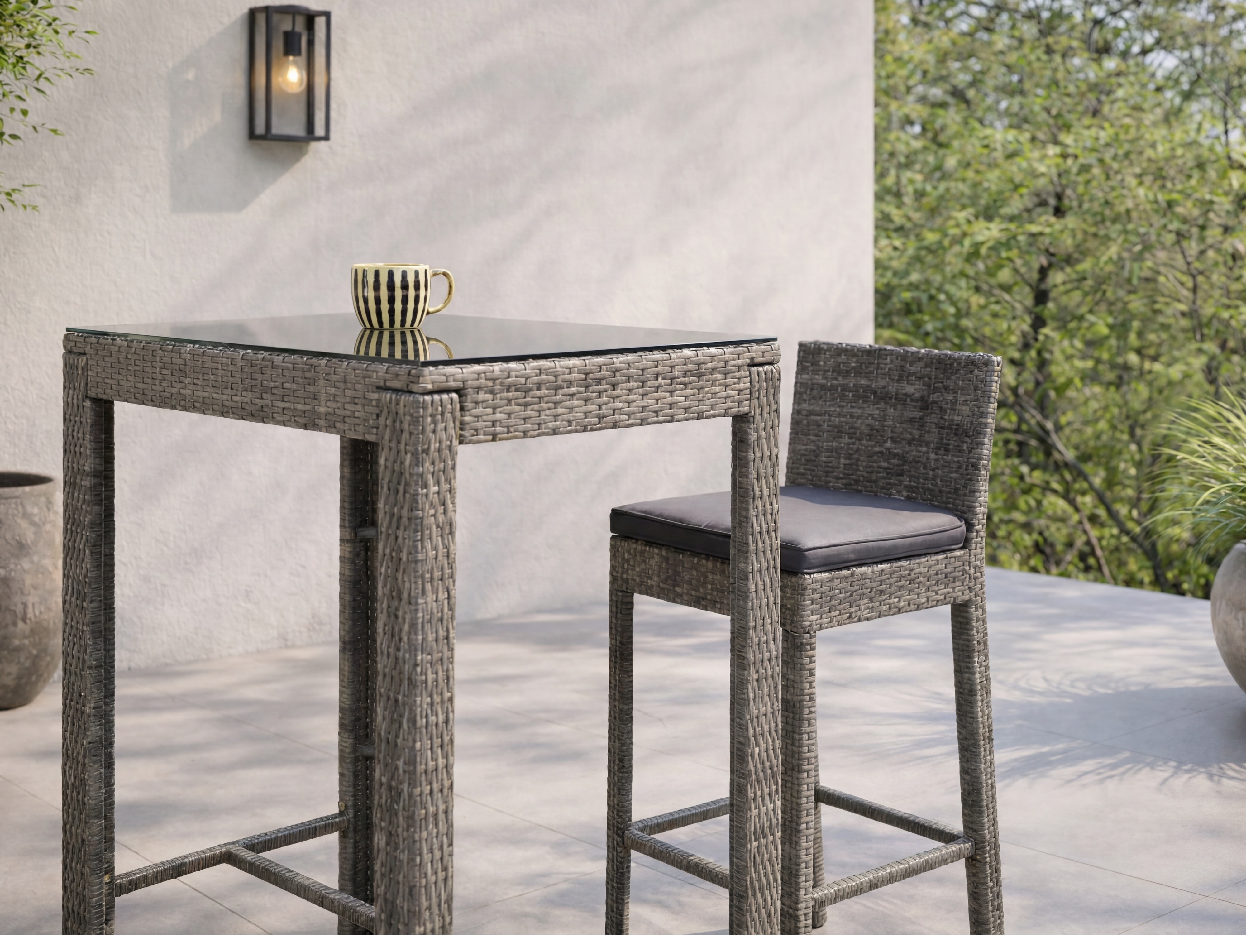 Mesa de bar para exterior Dallas 3841