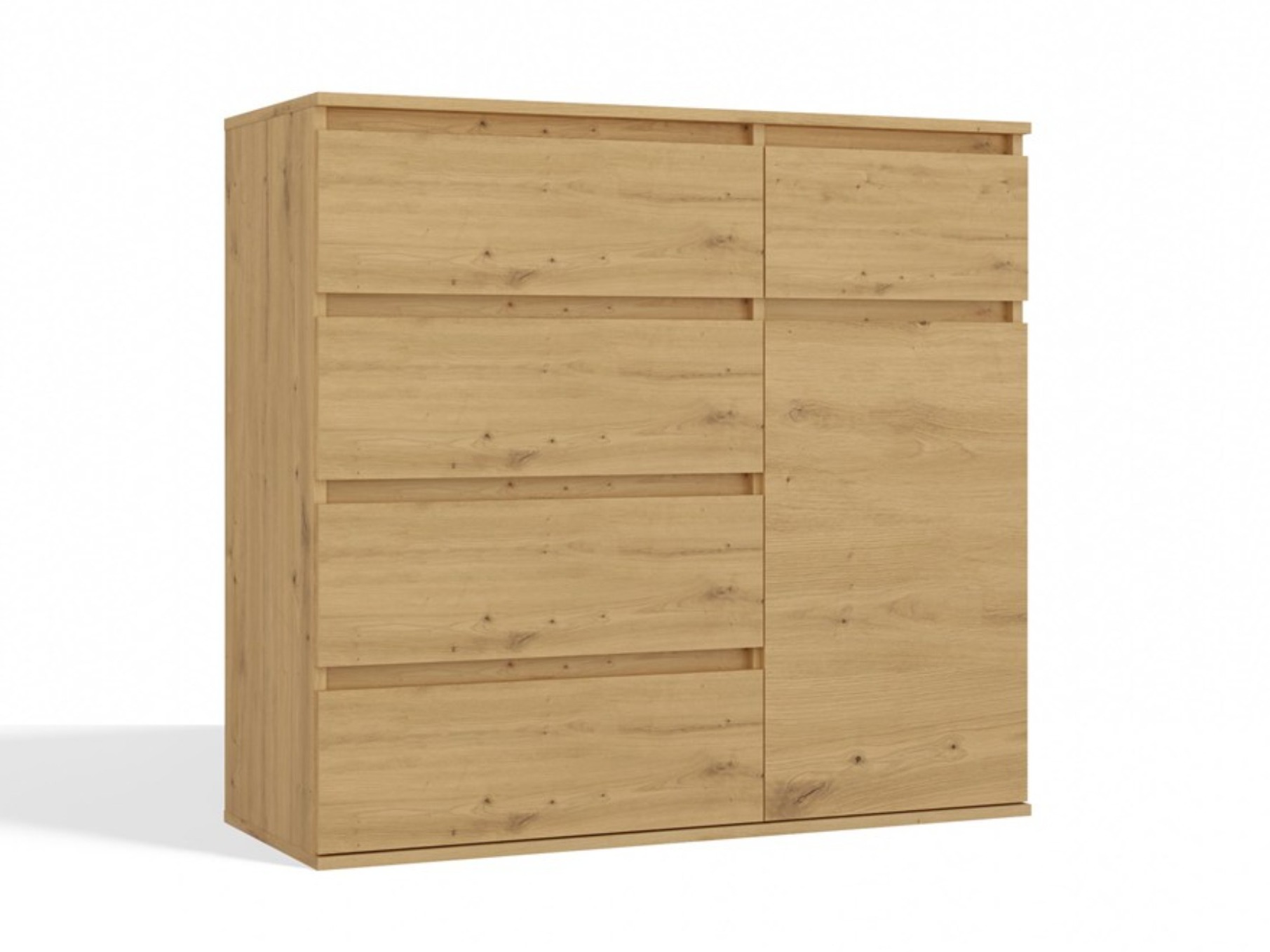 Cómoda Elbvelu 136 (Roble Artisan)