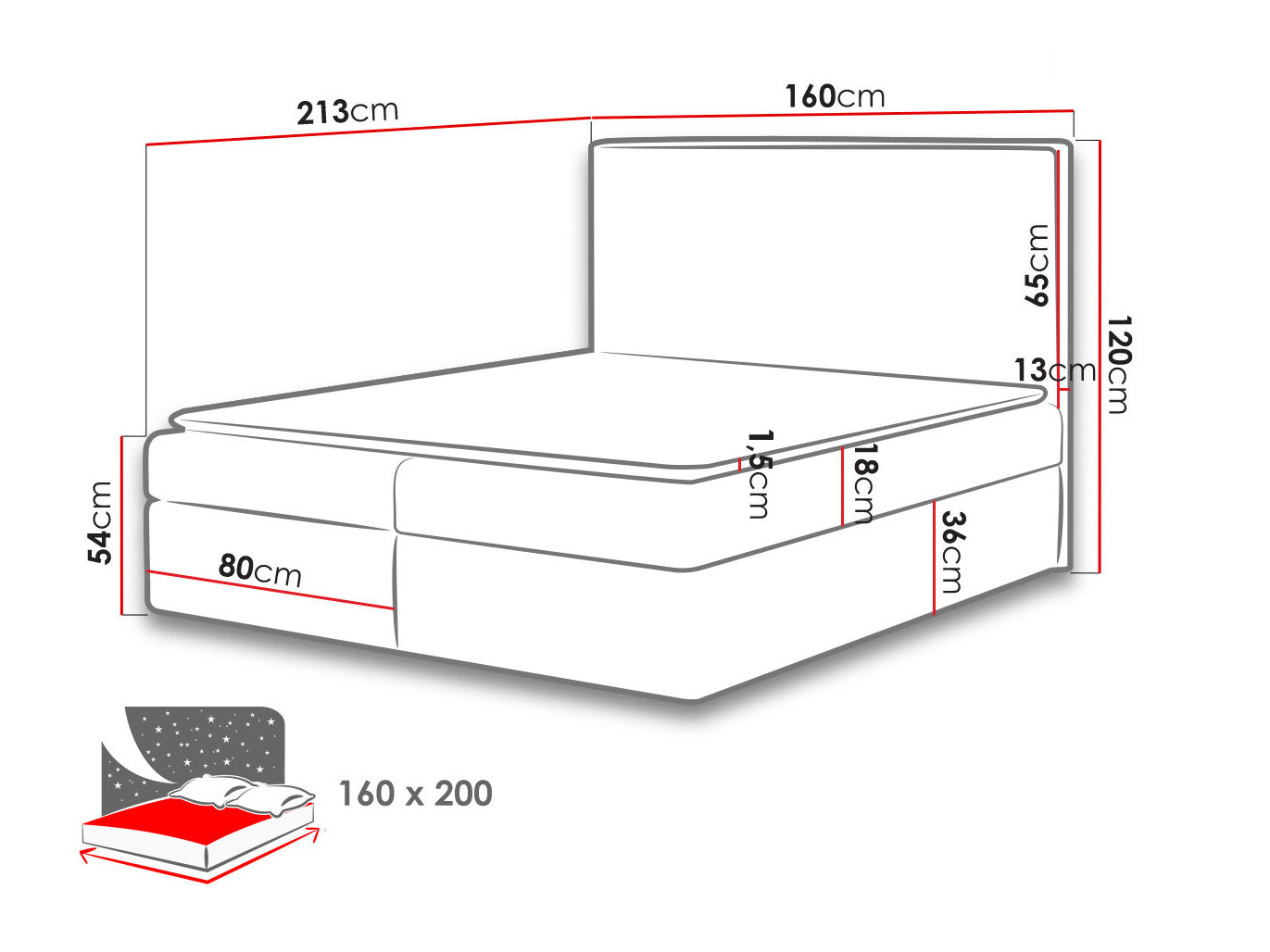 Cama continental Butyrum (Muna 02)