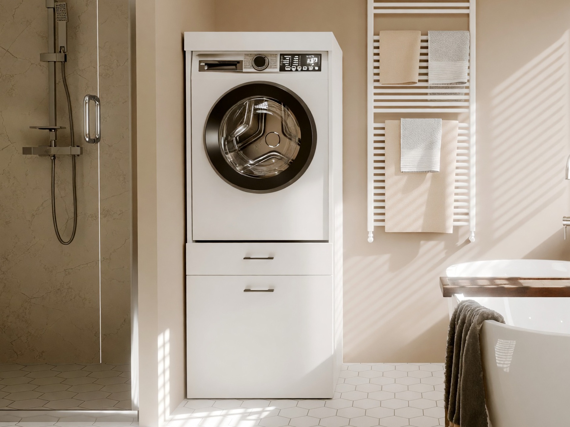Estantería para baño Balelbo 110 (Blanco)