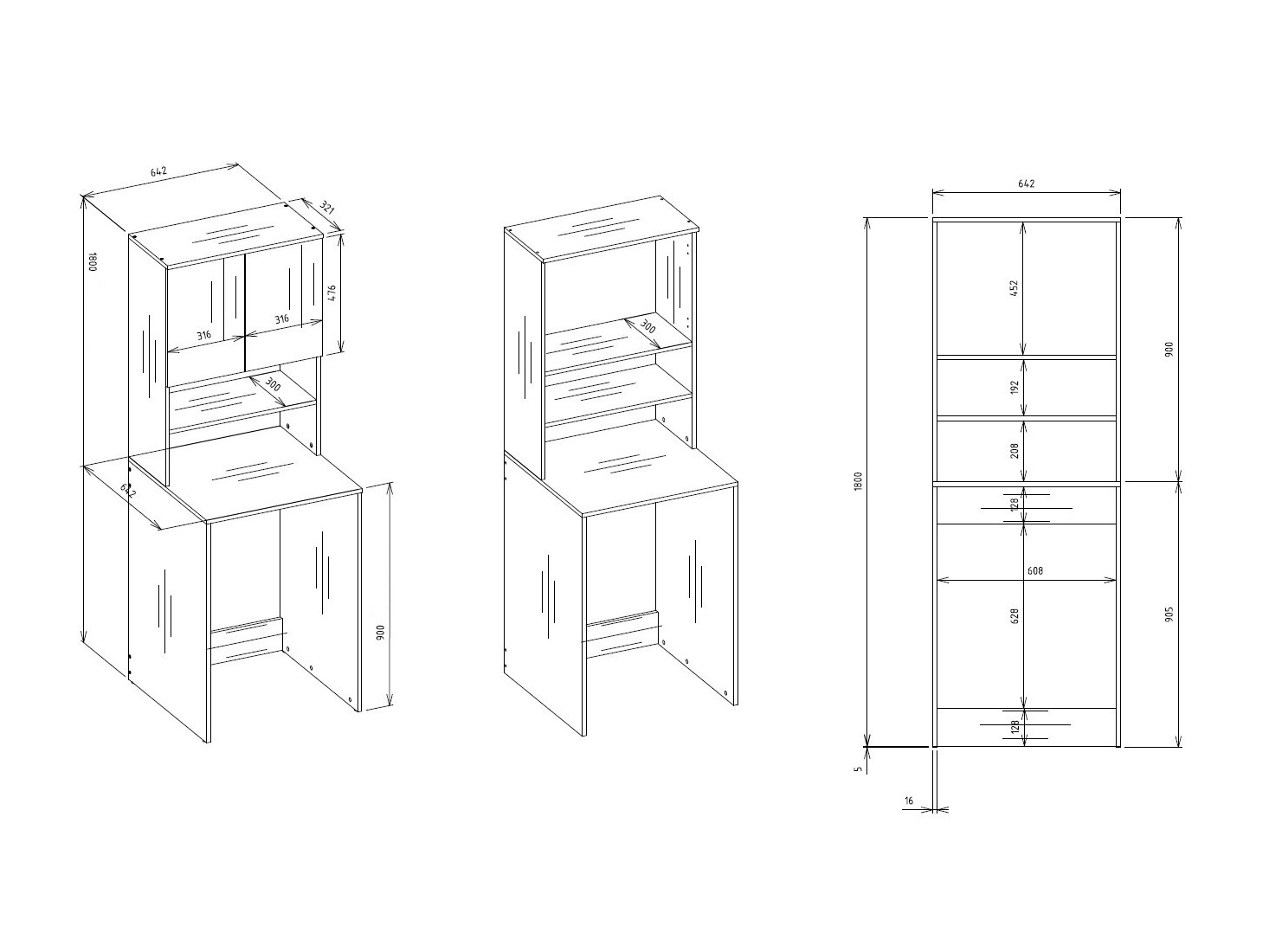 Estantería para baño Balelbo 112 (Blanco)