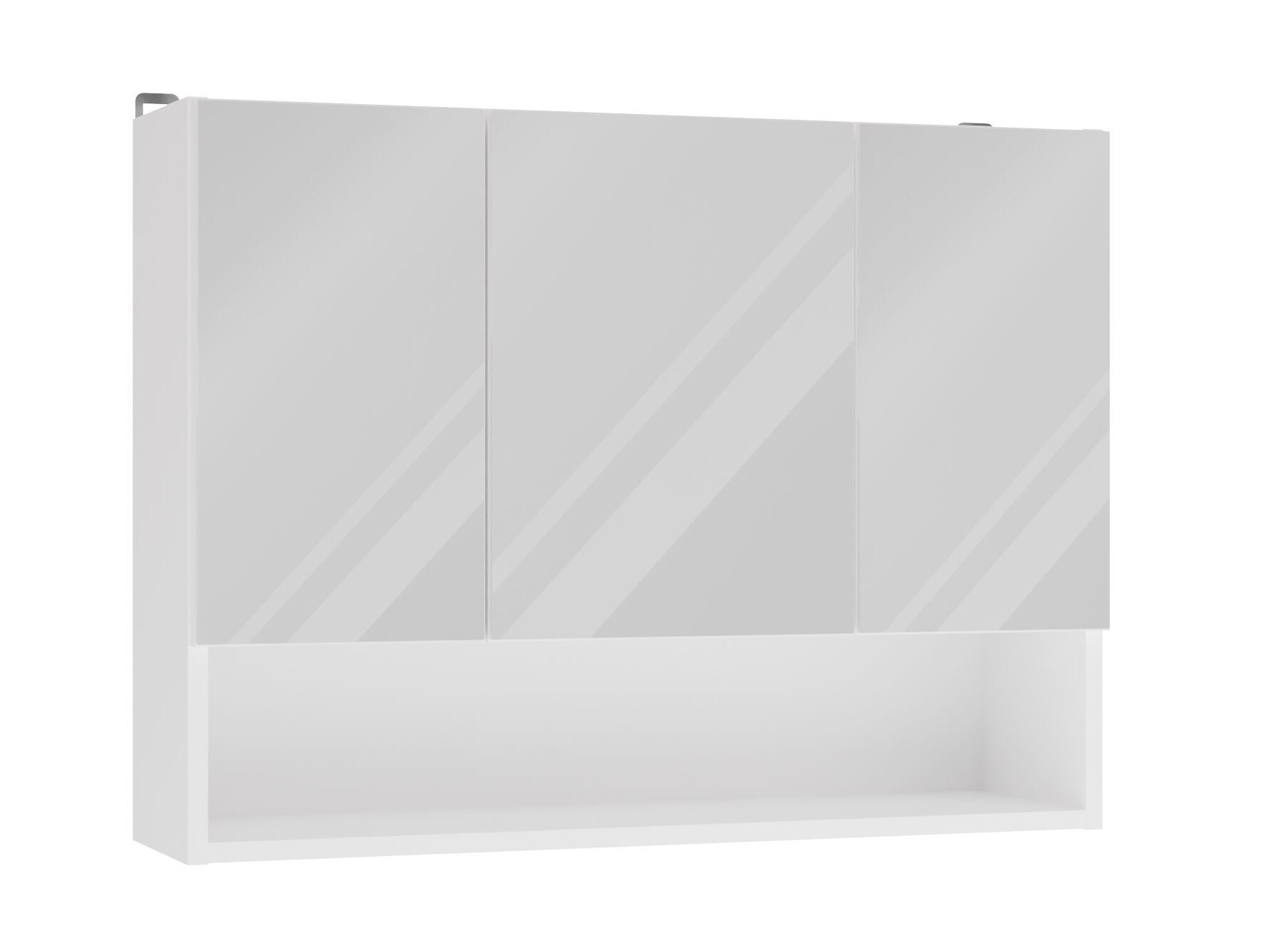 Mueble para baño con espejo Balelbo 113 (Blanco)