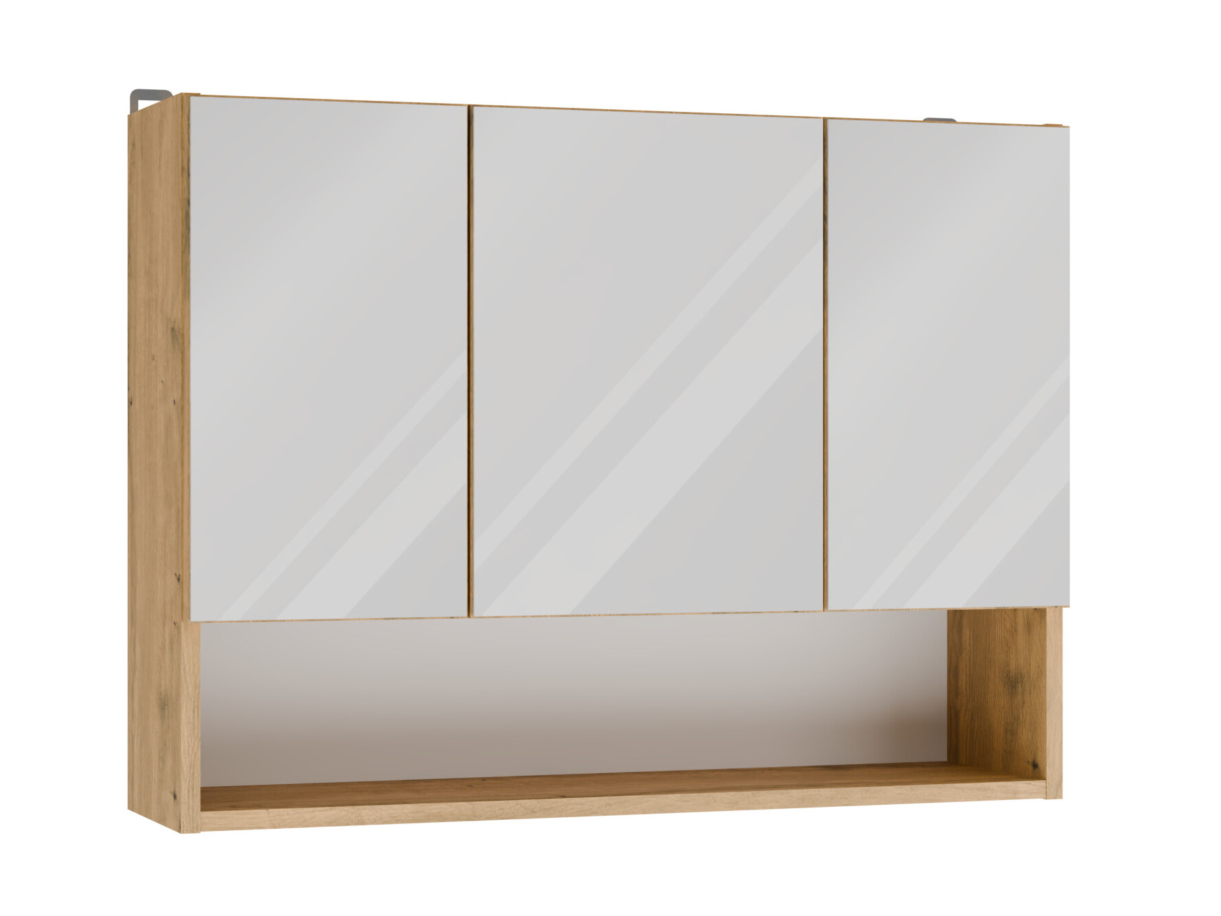 Mueble para baño con espejo Balelbo 113 (Roble Artisan)