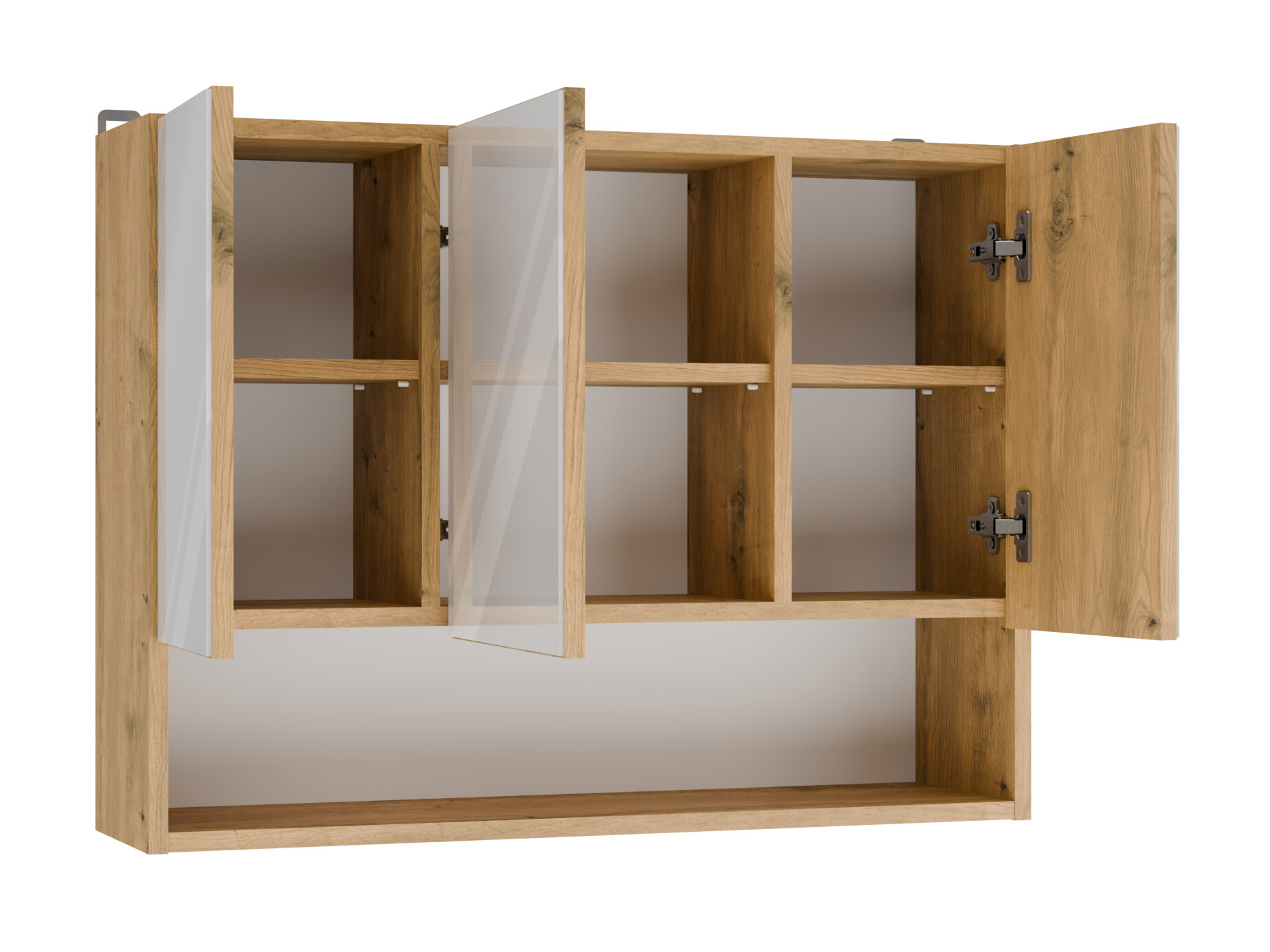 Mueble para baño con espejo Balelbo 113 (Roble Artisan)