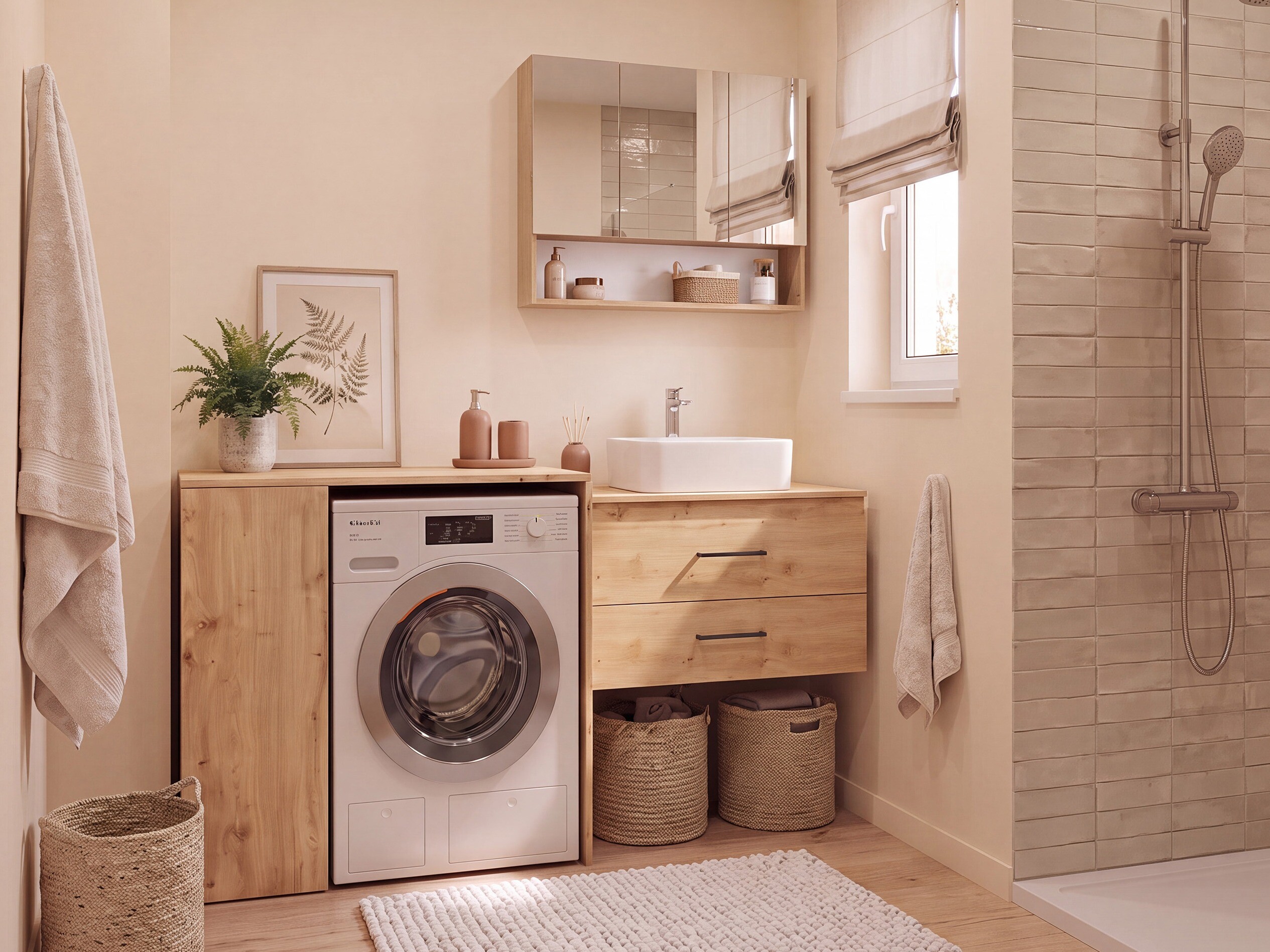 Mueble para baño con espejo Balelbo 113 (Roble Artisan)