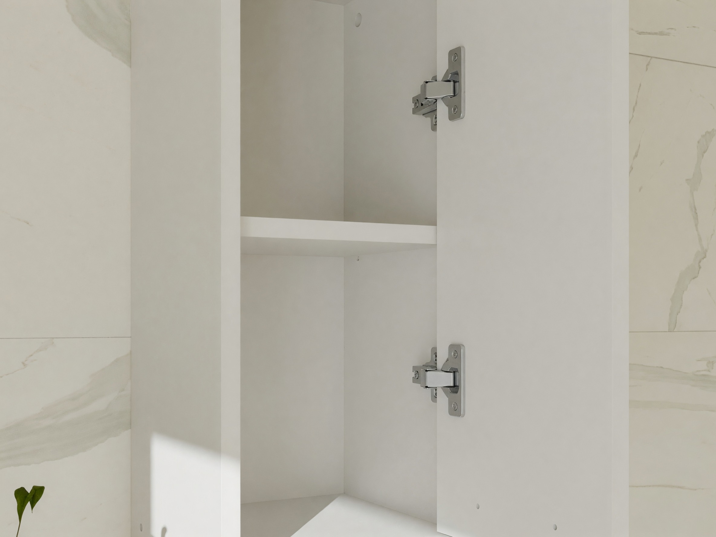 Armario colgante para baño Mandeville 382 (Blanco)