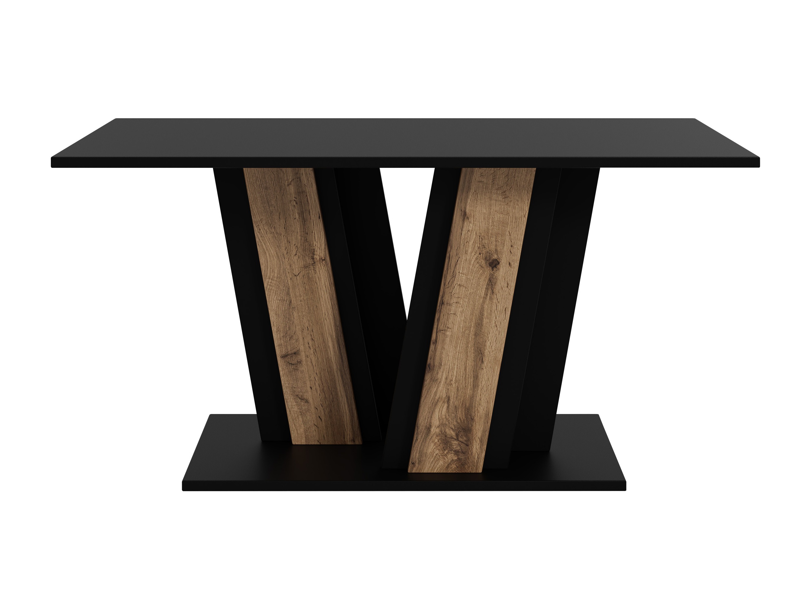 Mesa de centro Goodyear 138 (Negro + Roble wotan)