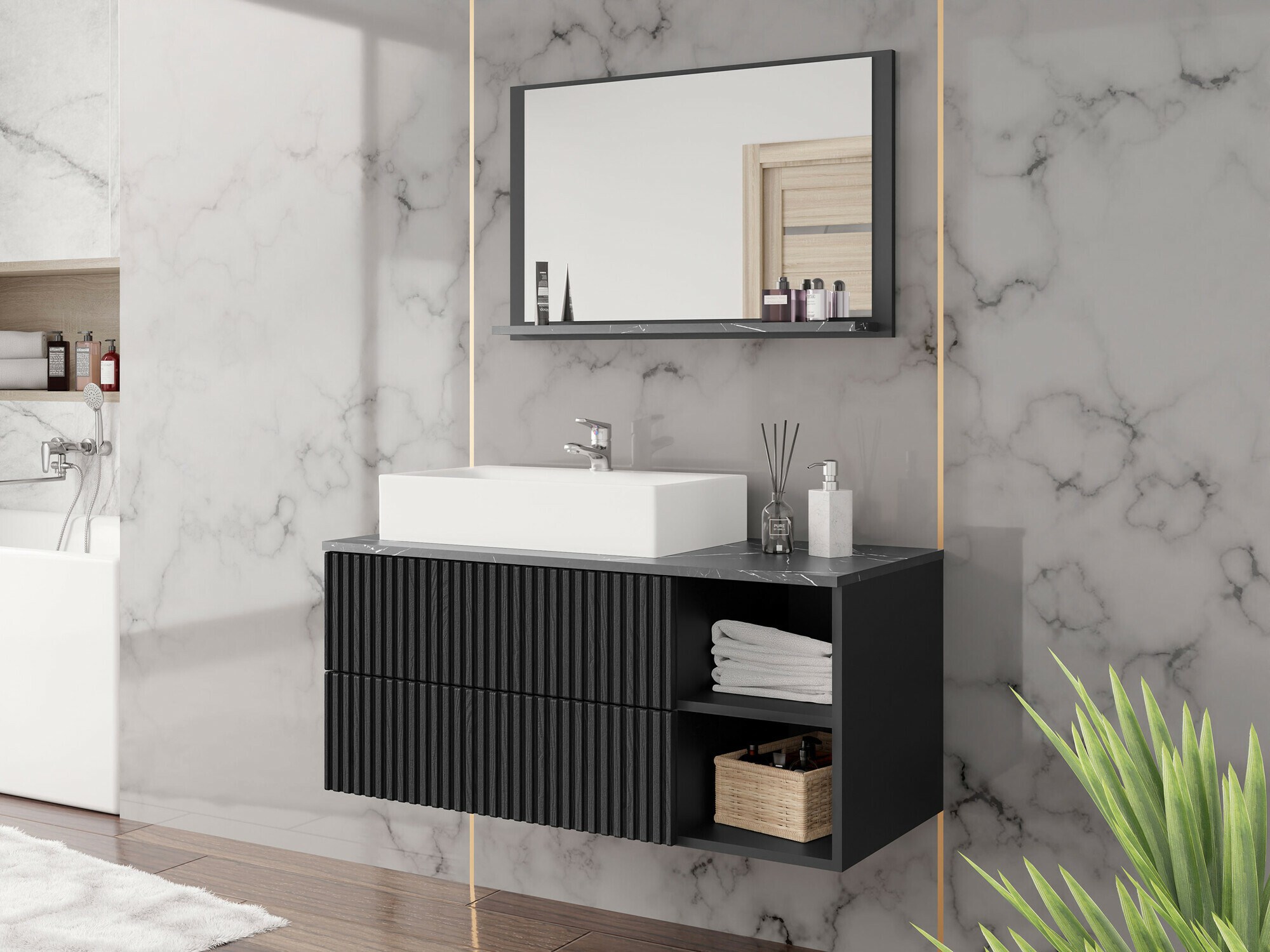 Conjunto de mueble de baño SP7192