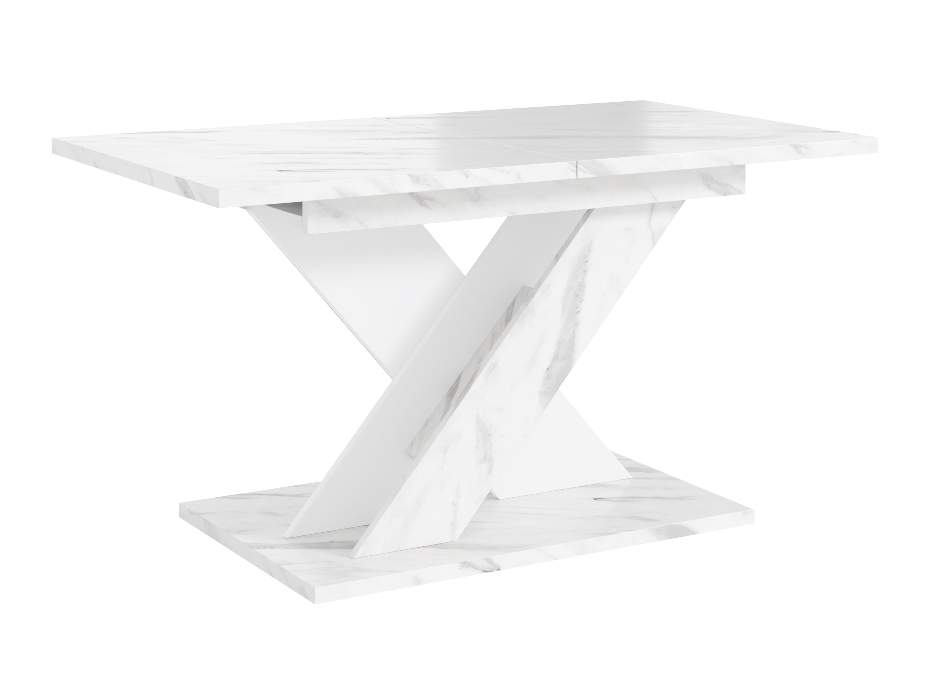 Mesa Goodyear 141 (Mármol blanco + Blanco)