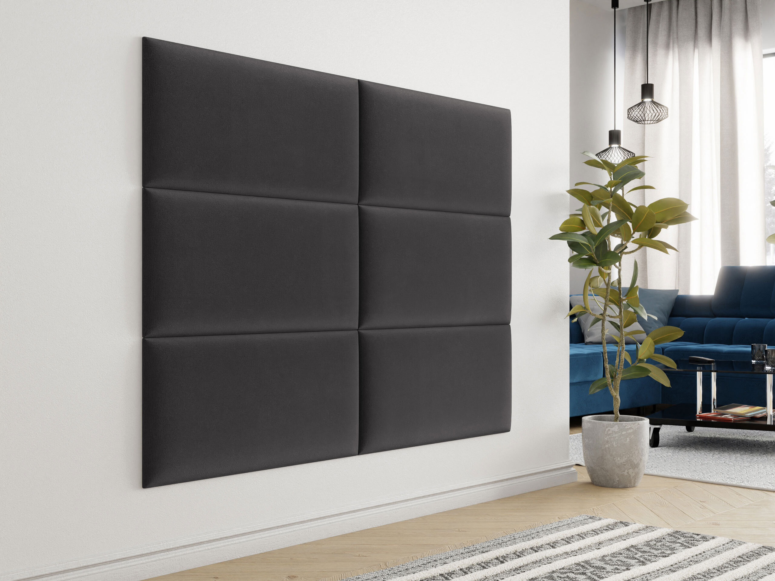 Panel de pared suave Comfivo Ovis IX (Polo 897) (84x42)