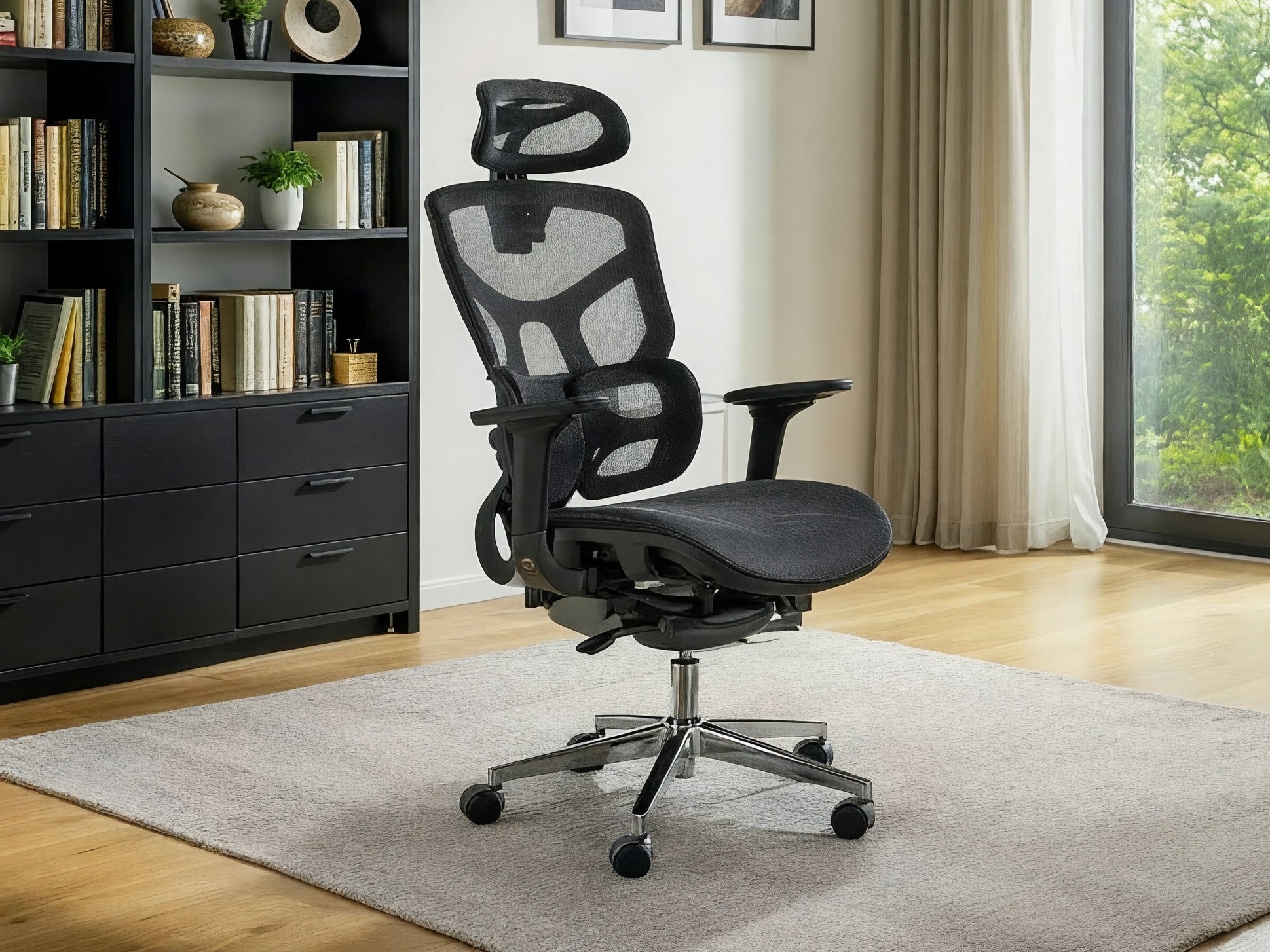 Silla de oficina Detroit 1038 (Negro)