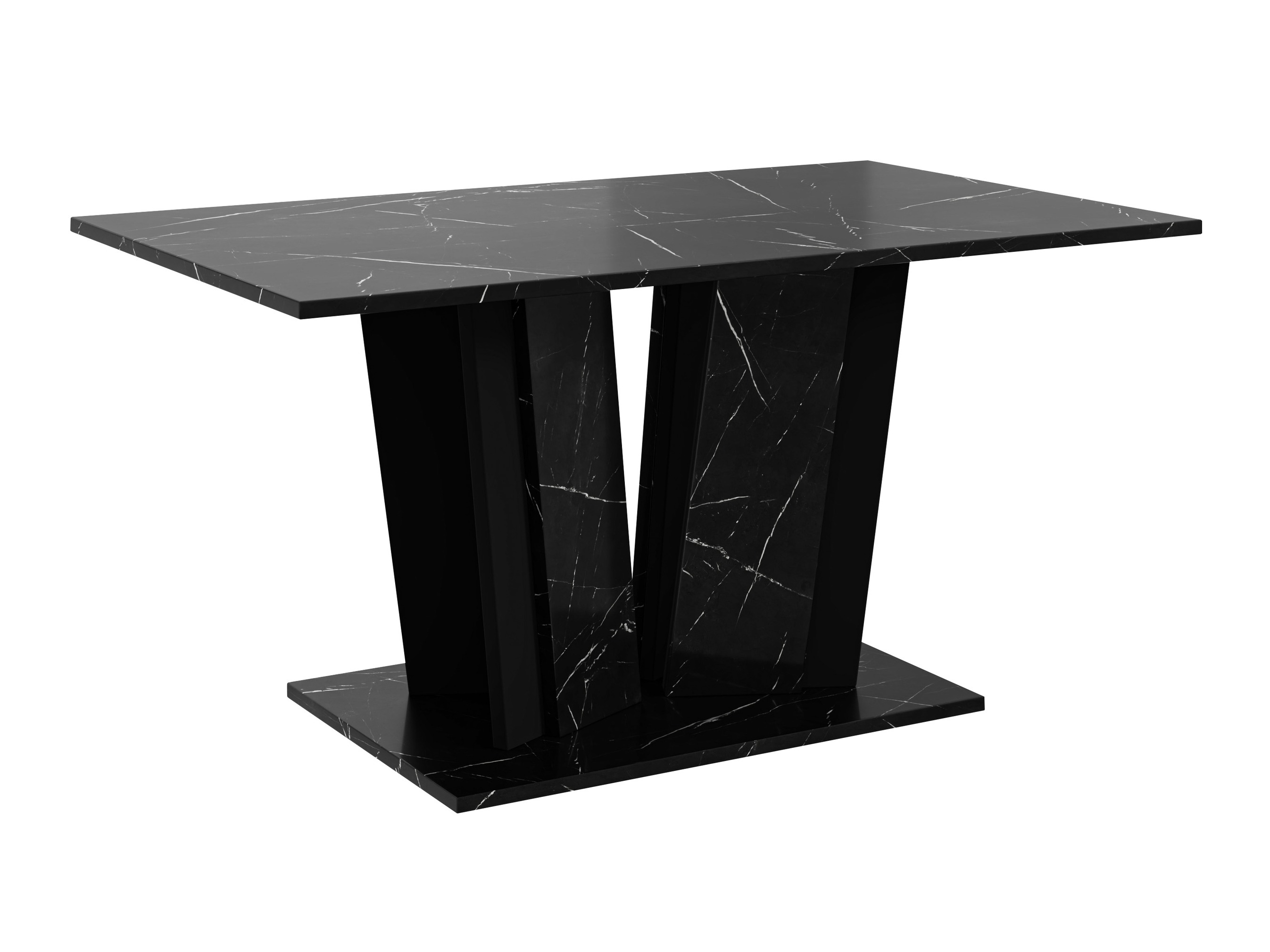 Mesa de centro Goodyear 143 (Mármol negro + Negro)