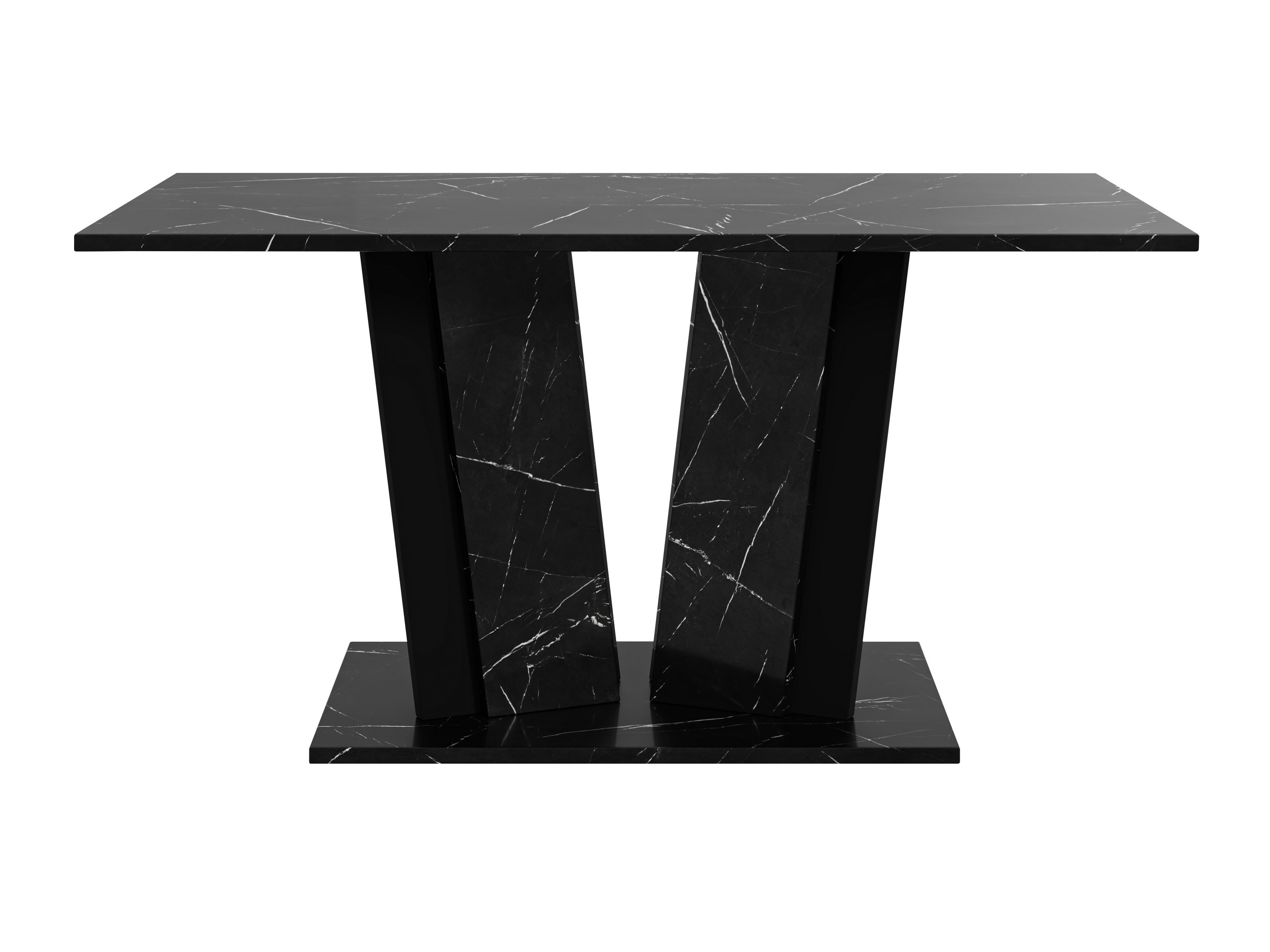 Mesa de centro Goodyear 143 (Mármol negro + Negro)