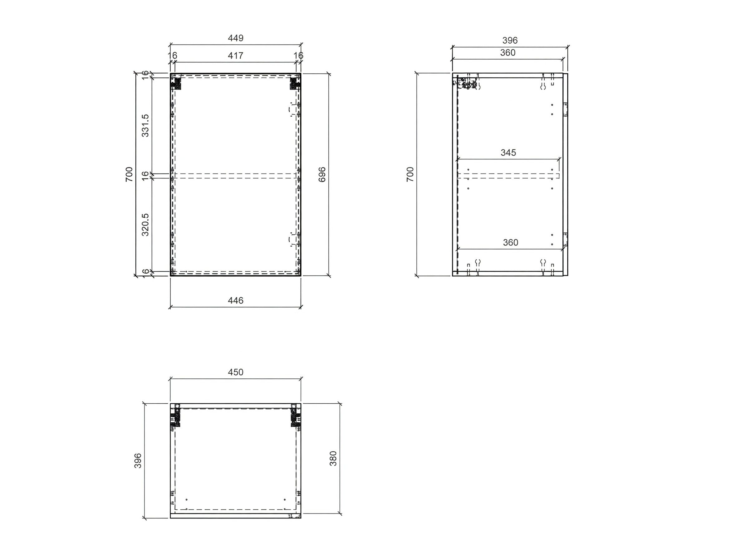 Armario de pared Floveni 106