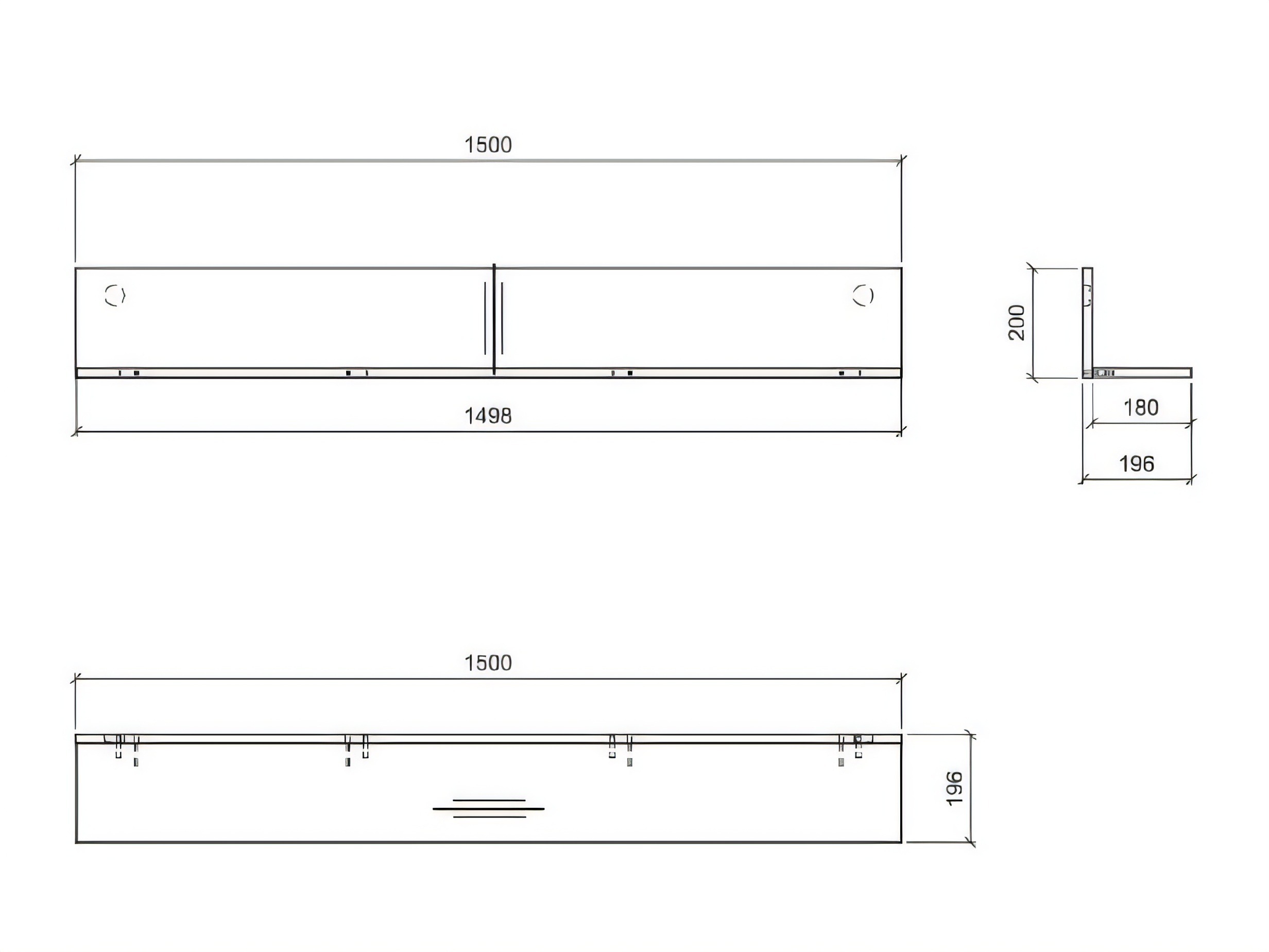 Estantería de pared Floveni 105