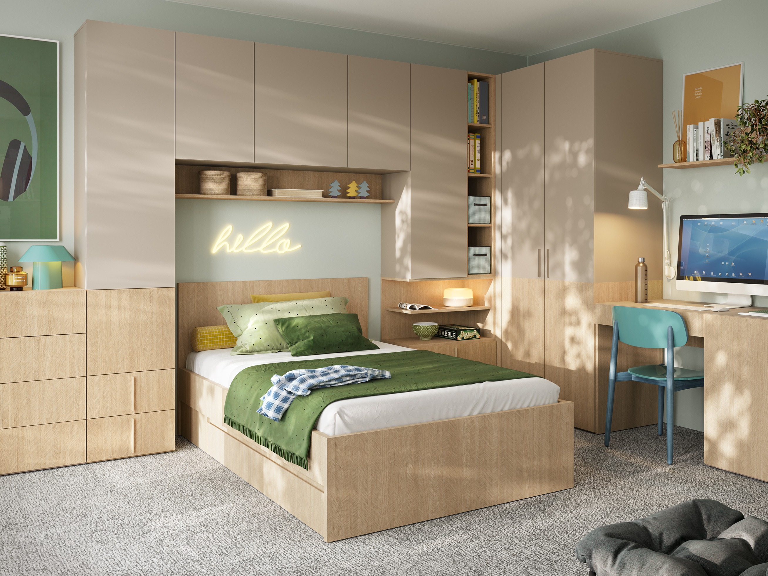Armario de pared Floveni 111