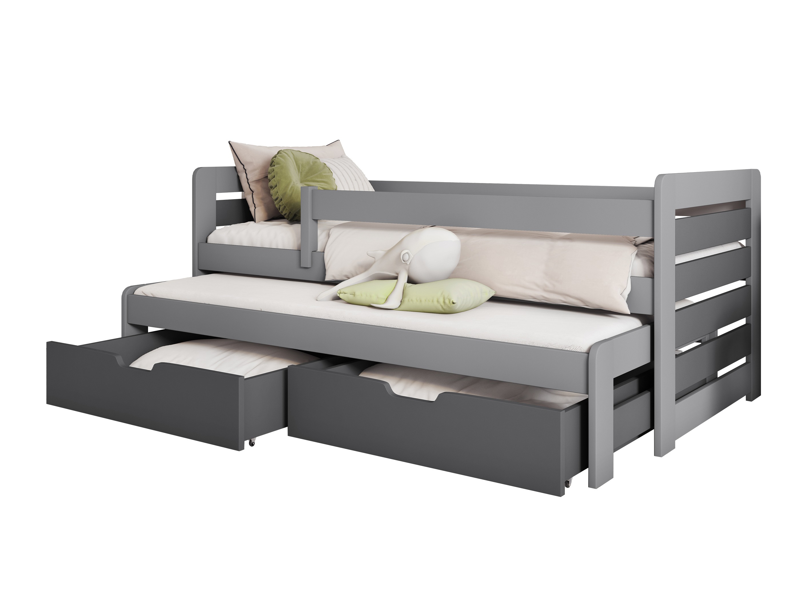Cama Henderson 127 (Gris + Grafito)