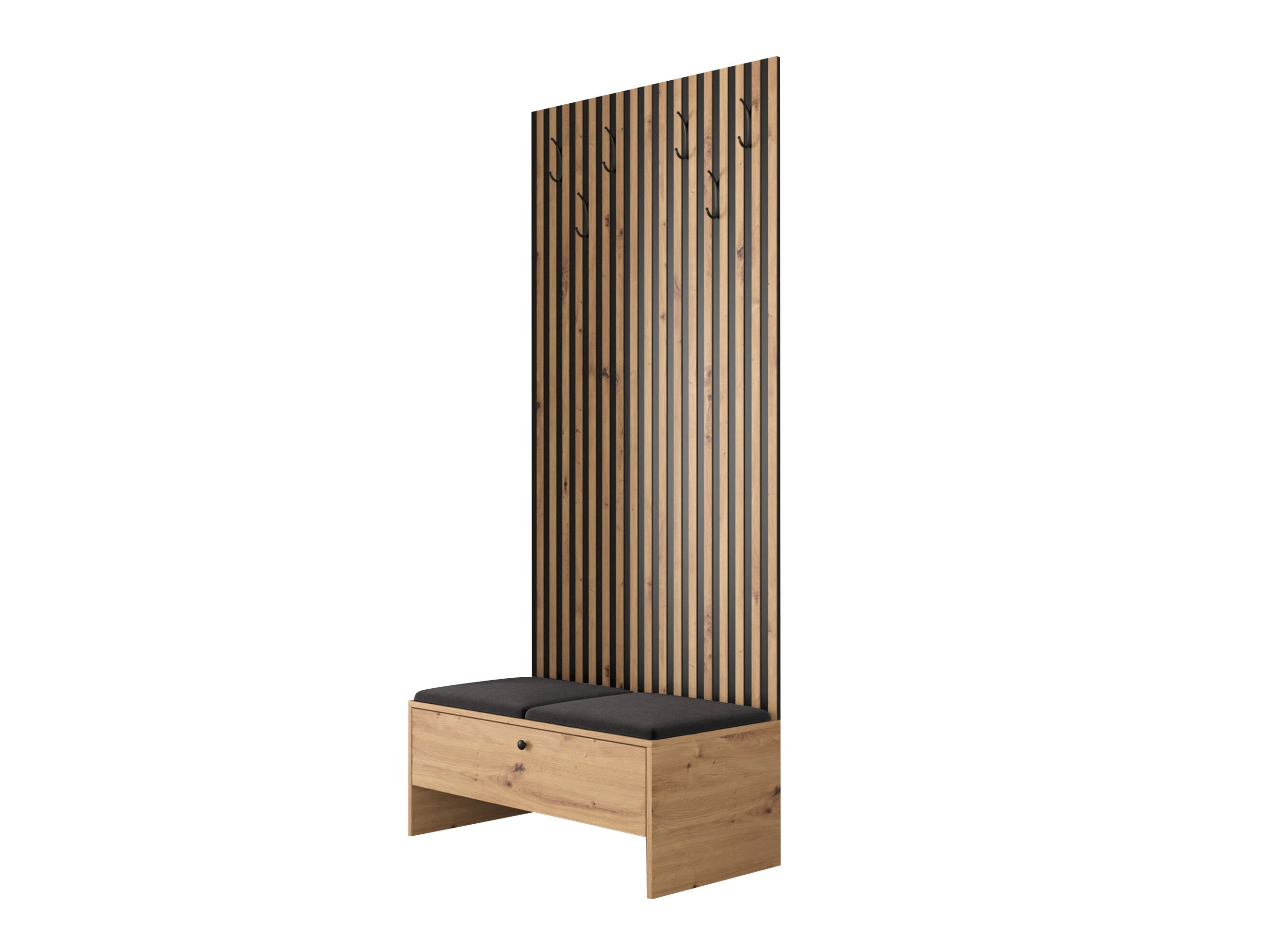 Conjunto para recibidor Donio IV (Roble Artisan + Polo 897)