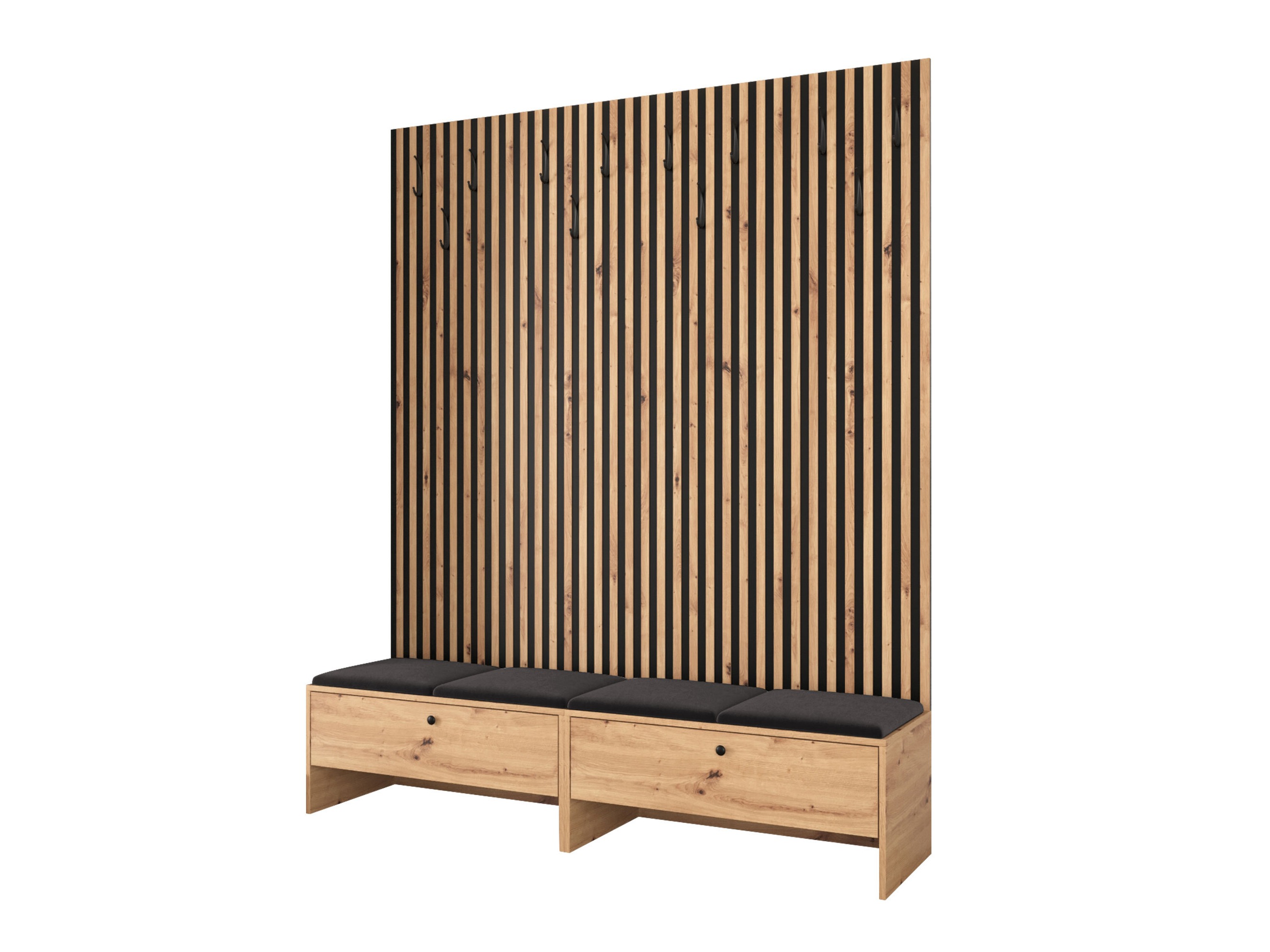 Conjunto para recibidor Donio V (Roble Artisan + Polo 897)
