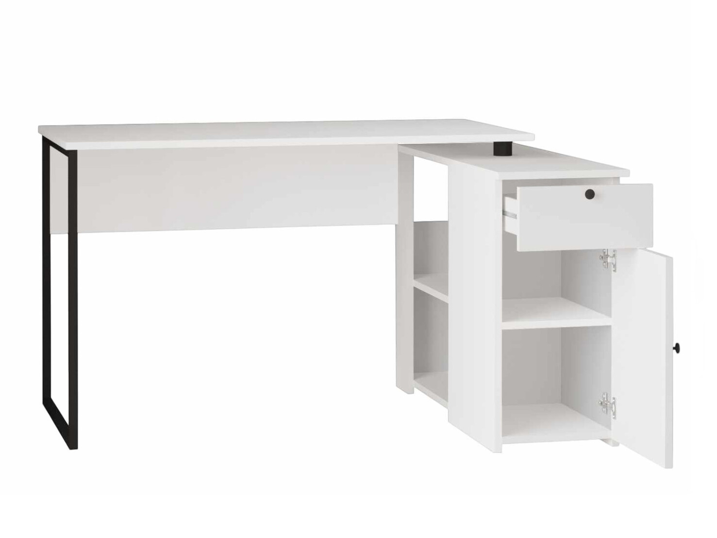 Mesa de ordenador esquinera Kailua 2839 (Blanco)