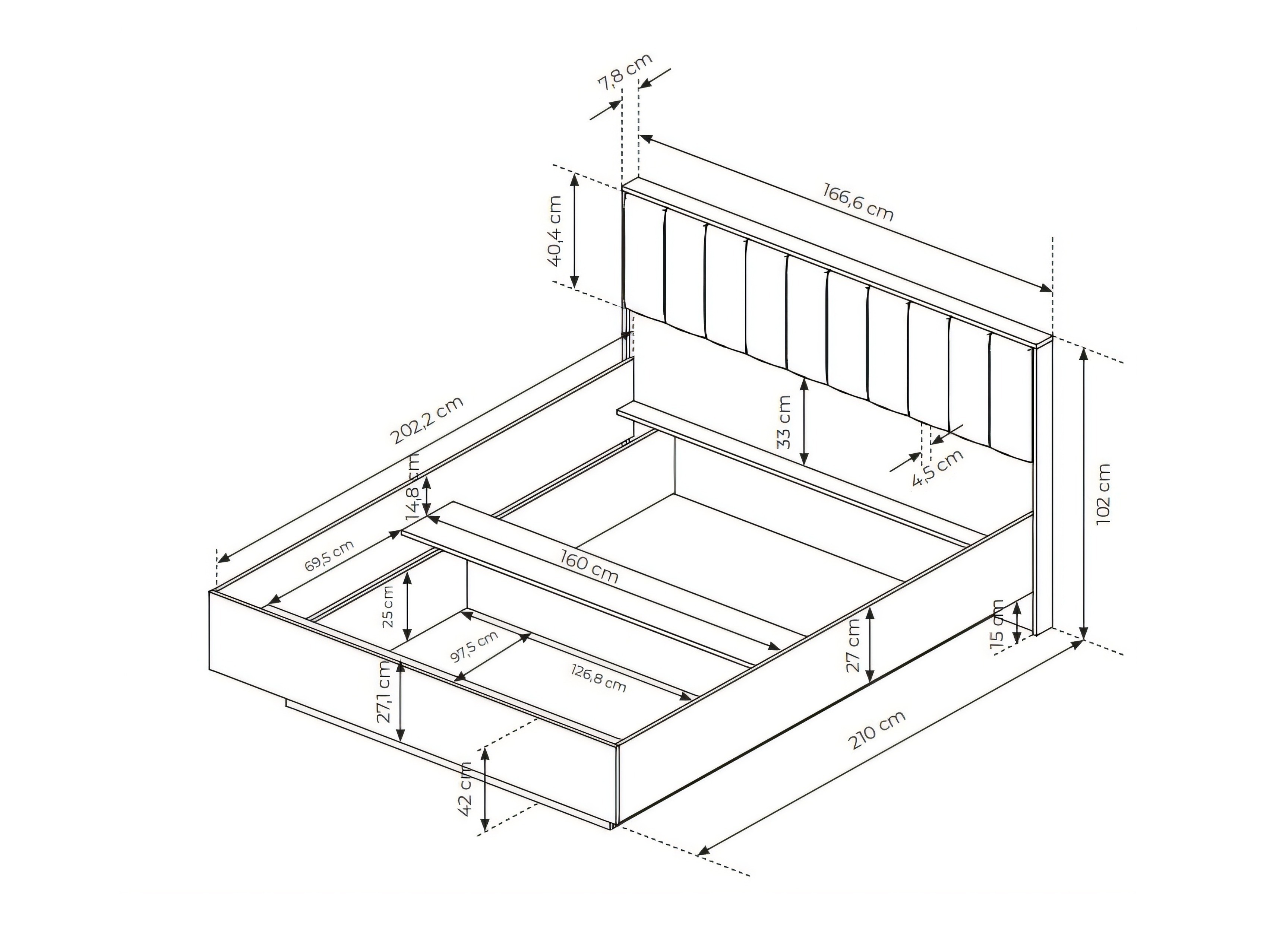 Conjunto de dormitorio Levseve 110