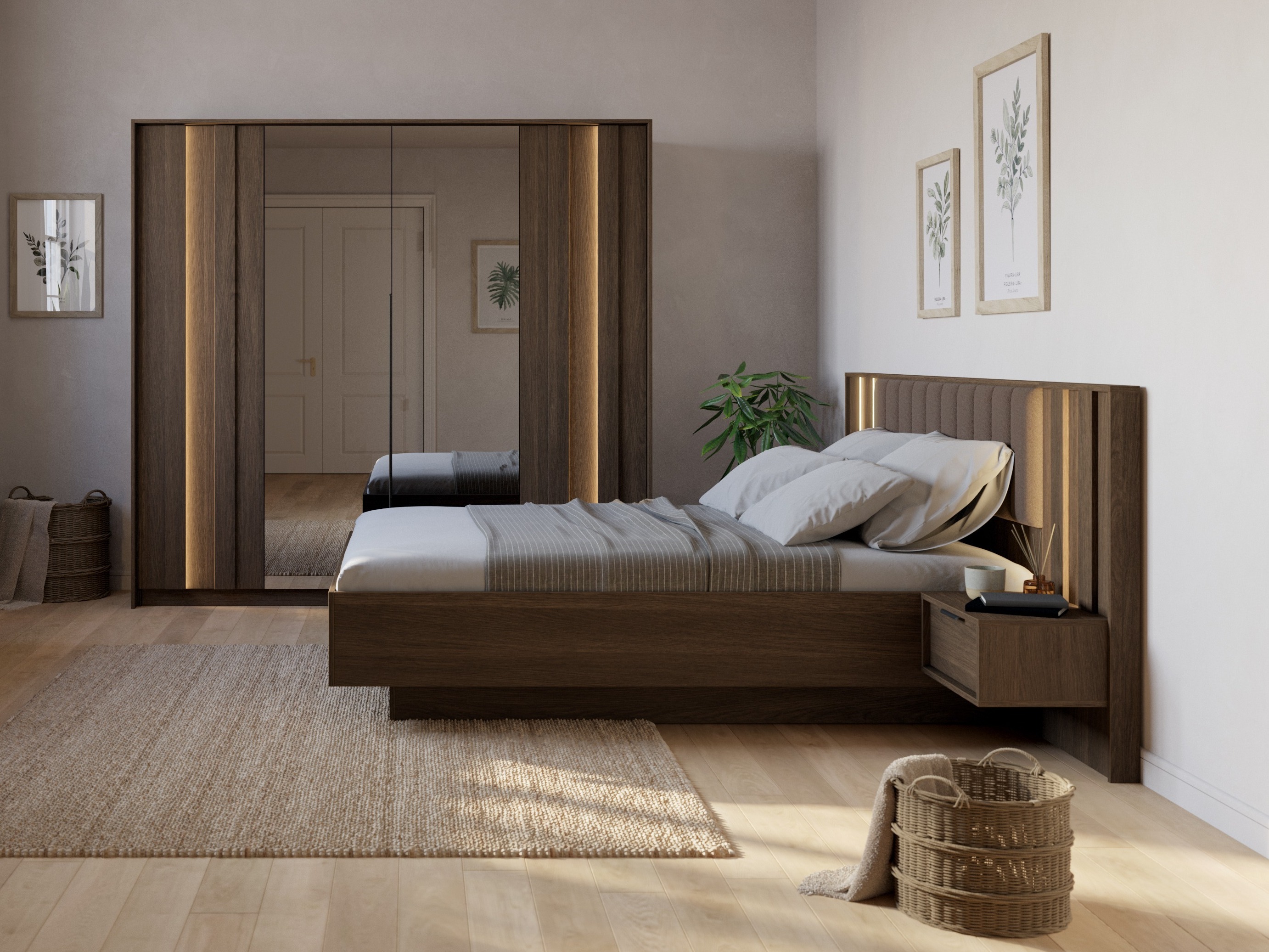 Conjunto de dormitorio Levseve 110