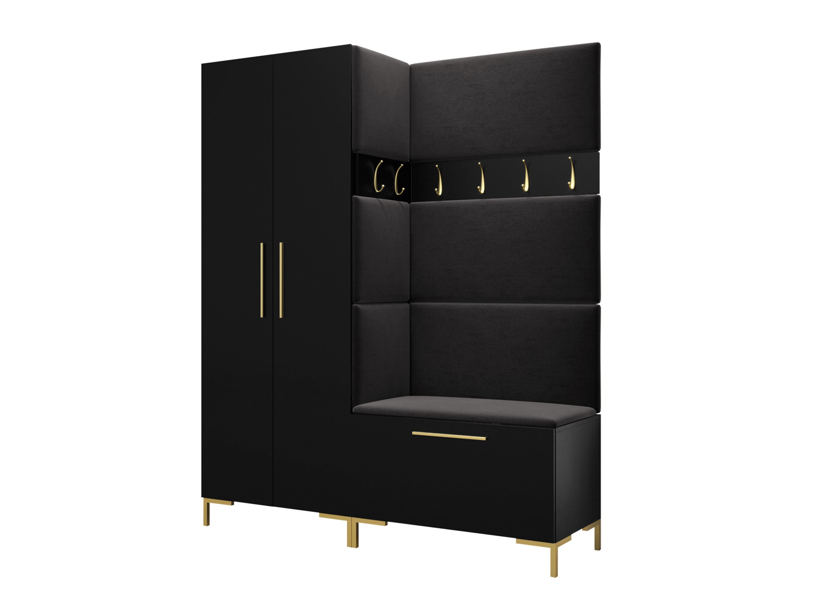 Conjunto para recibidor Nomal I (Negro)