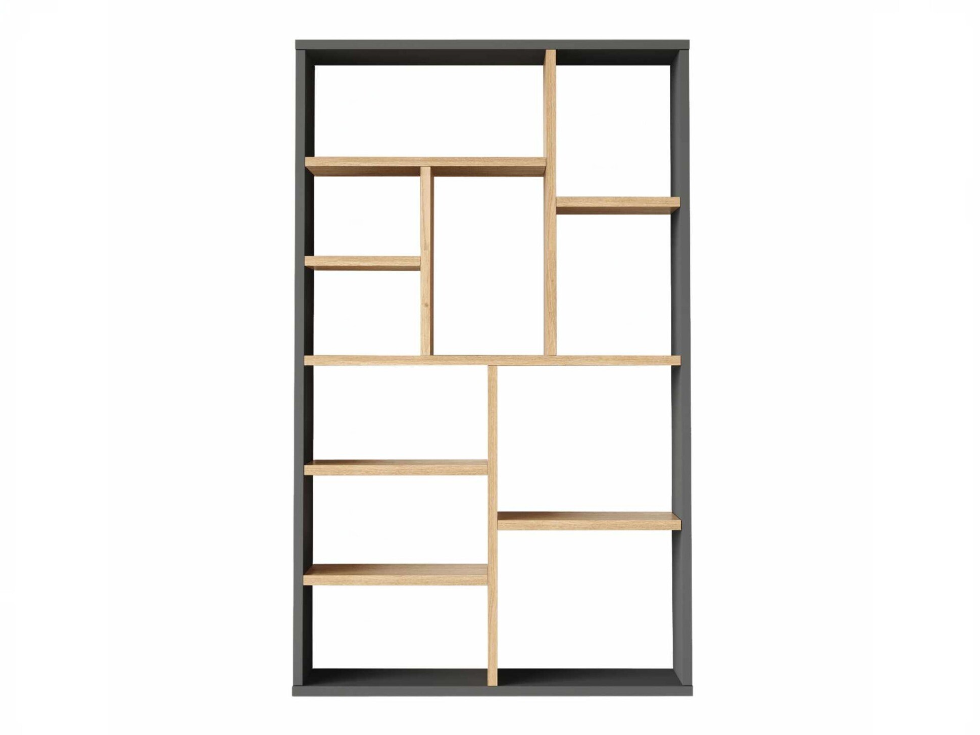 Estantería Kailua 2842 (Antracita + Luminoso madera)