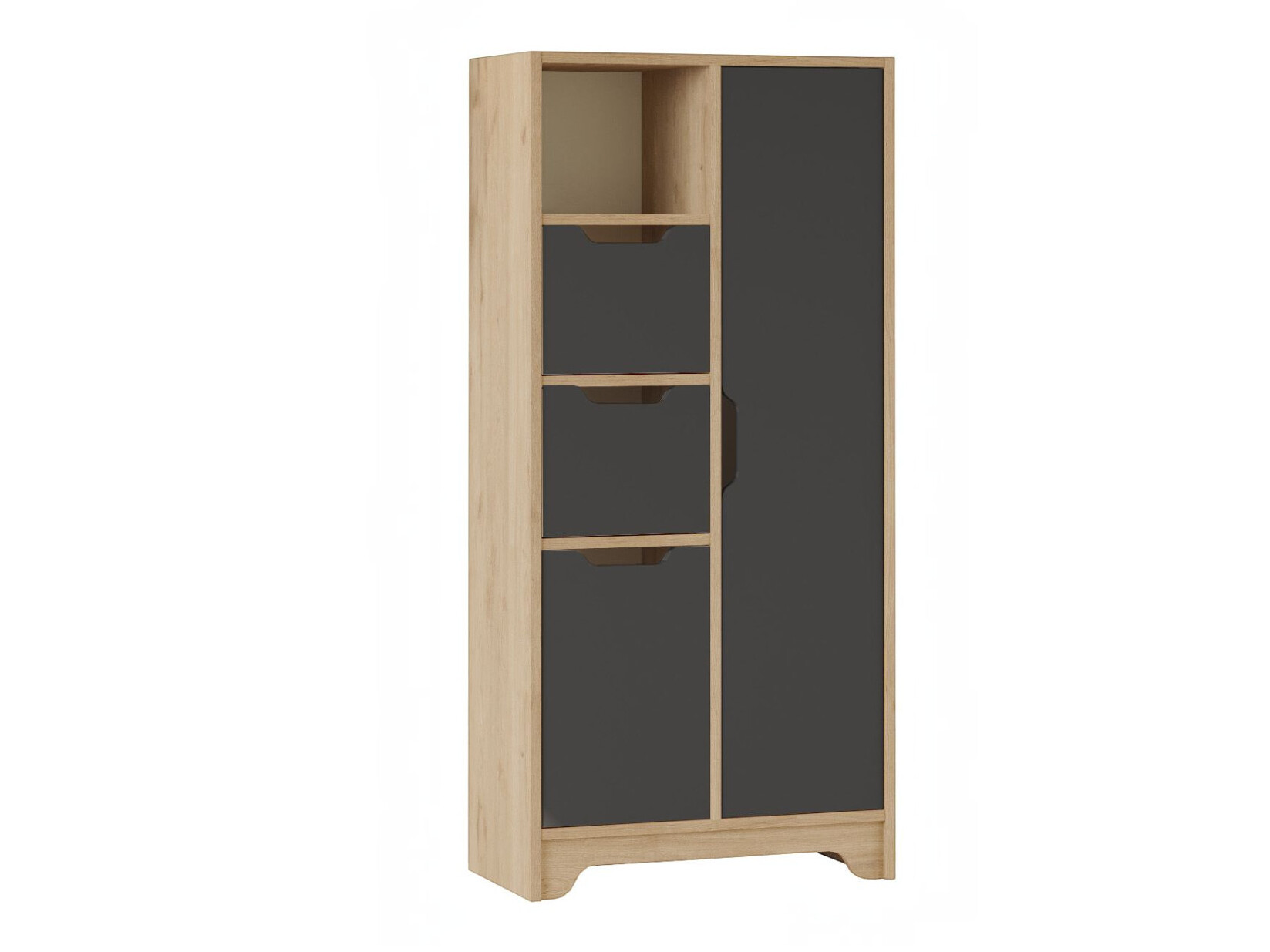 Estantería Kailua 2844 (Roble + Antracita)