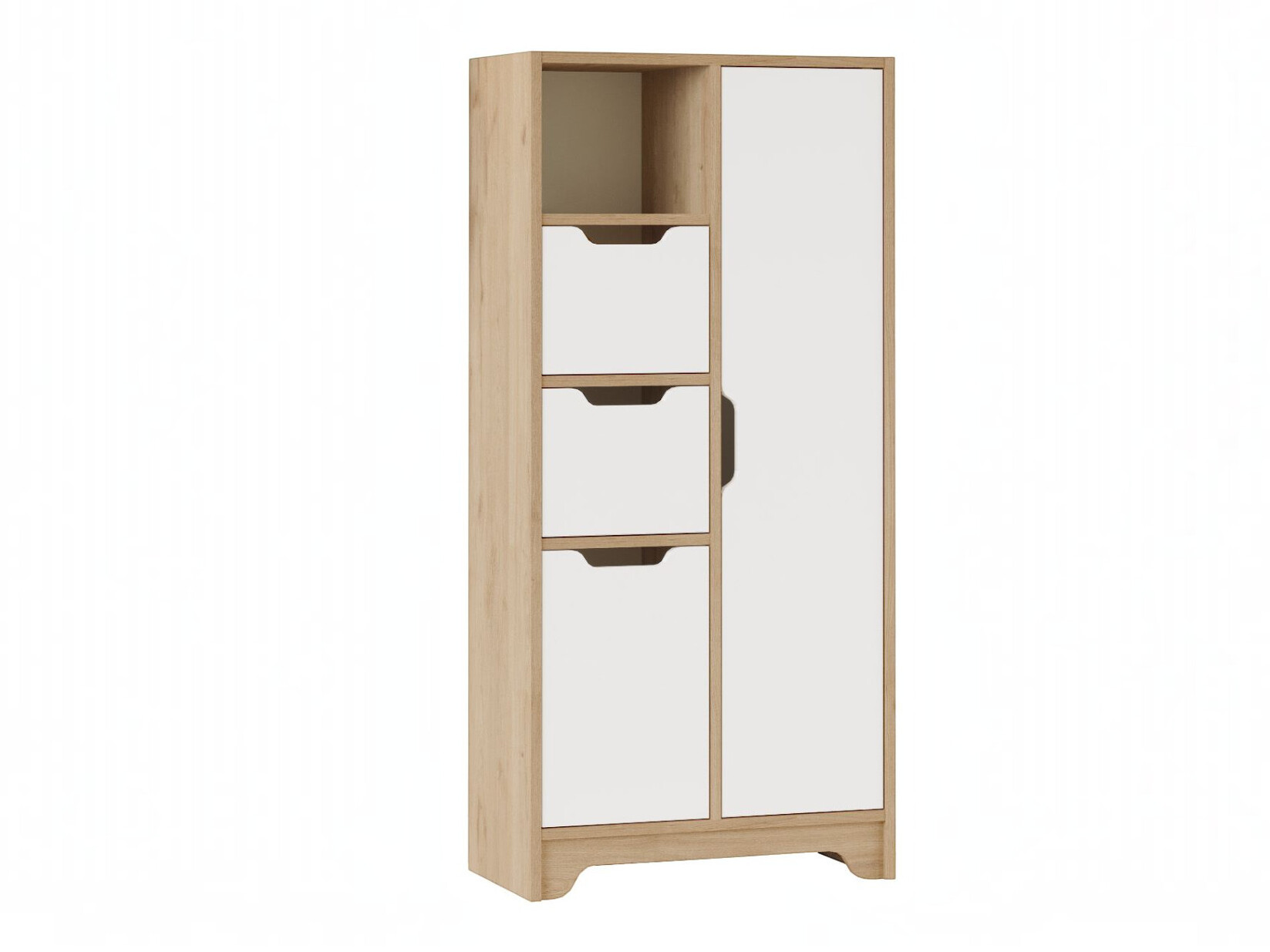 Estantería Kailua 2844 (Roble + Blanco)