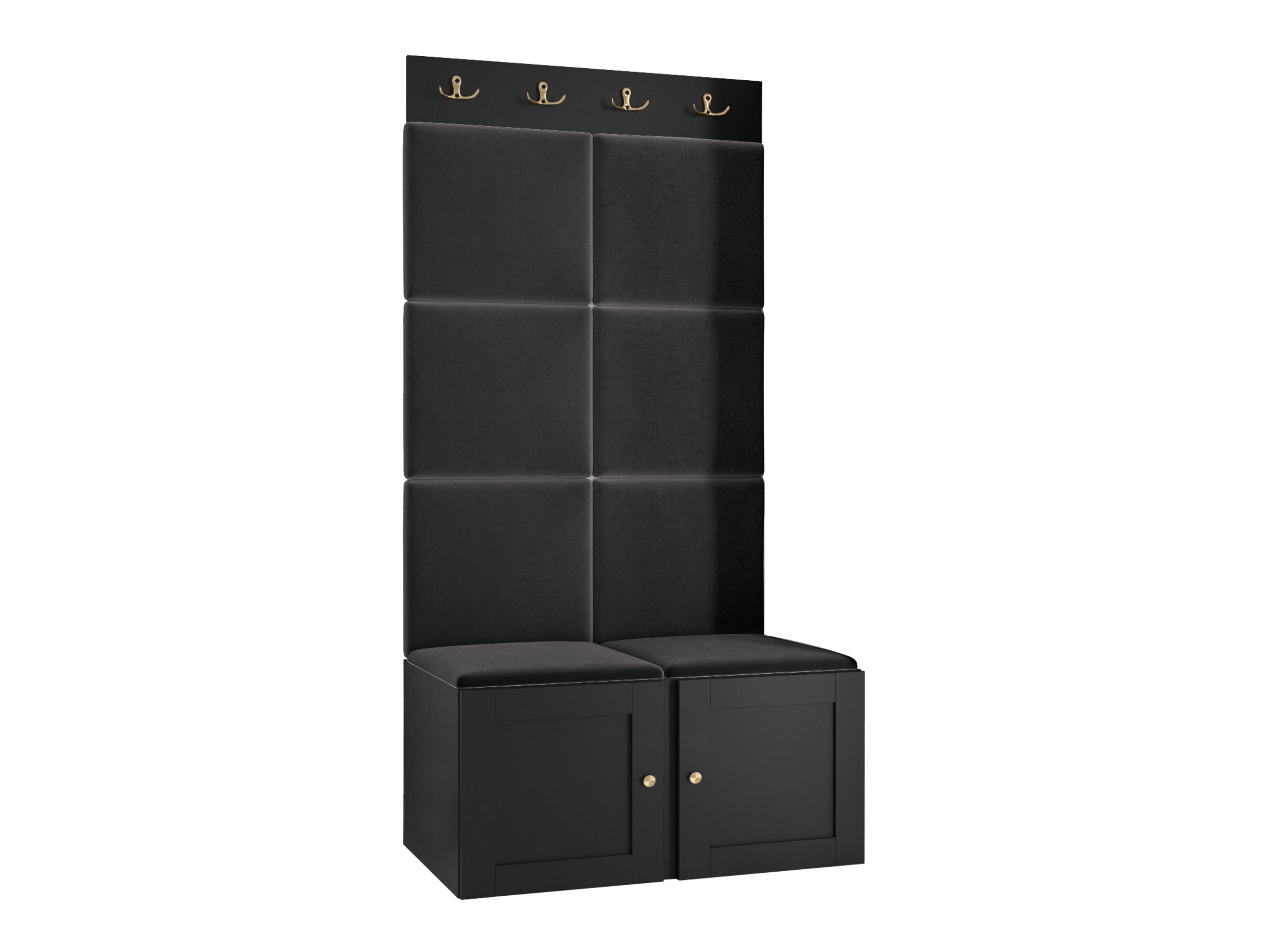 Conjunto para recibidor Hartford 375 (Negro)