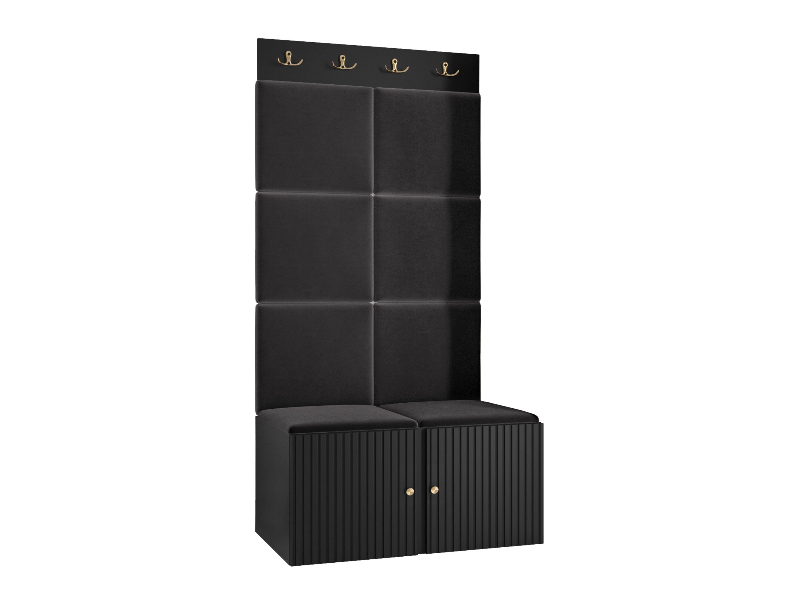 Conjunto para recibidor Hartford 383 (Negro)