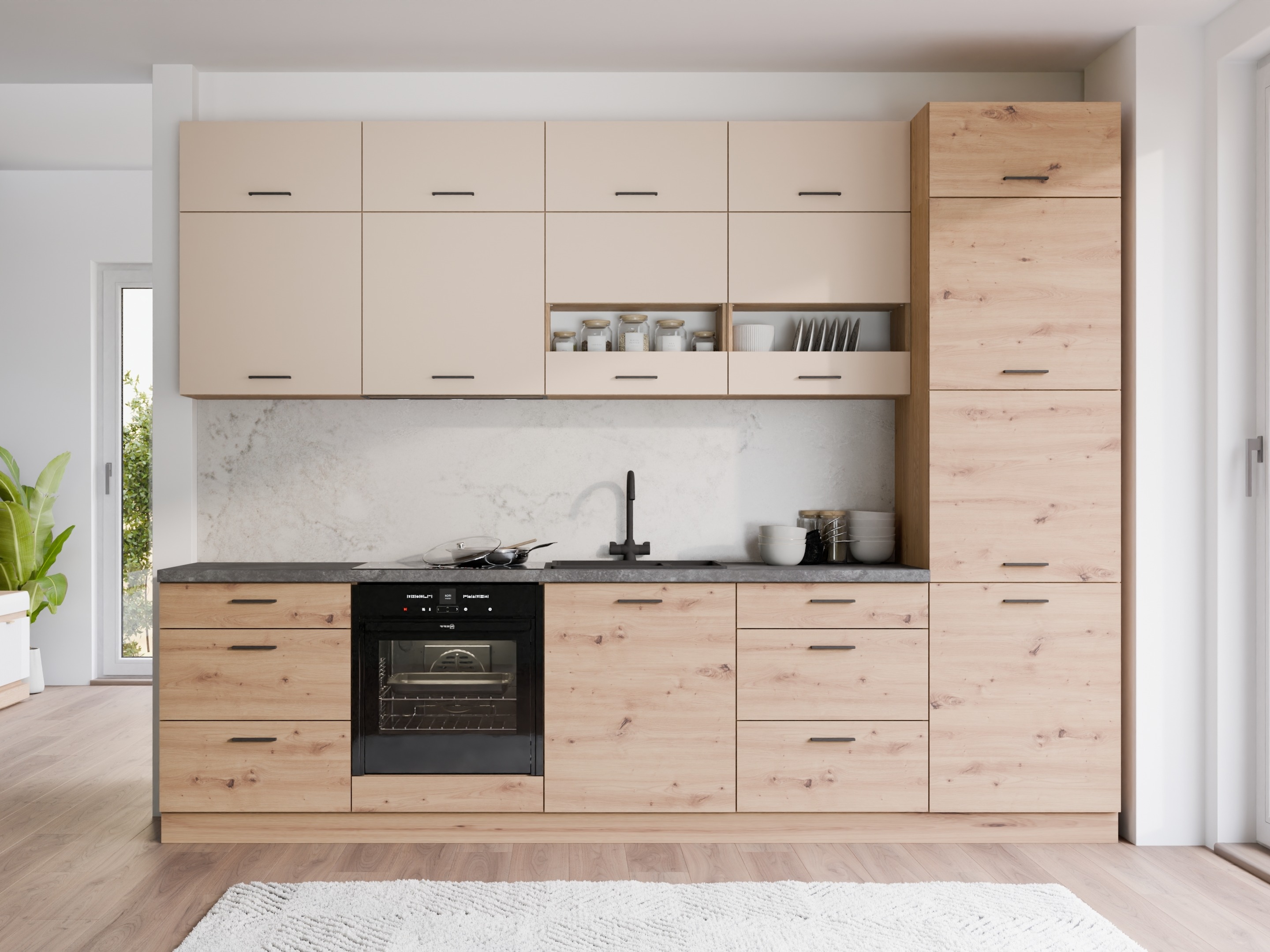 Armario de pared modular Ati Cashmere 136
