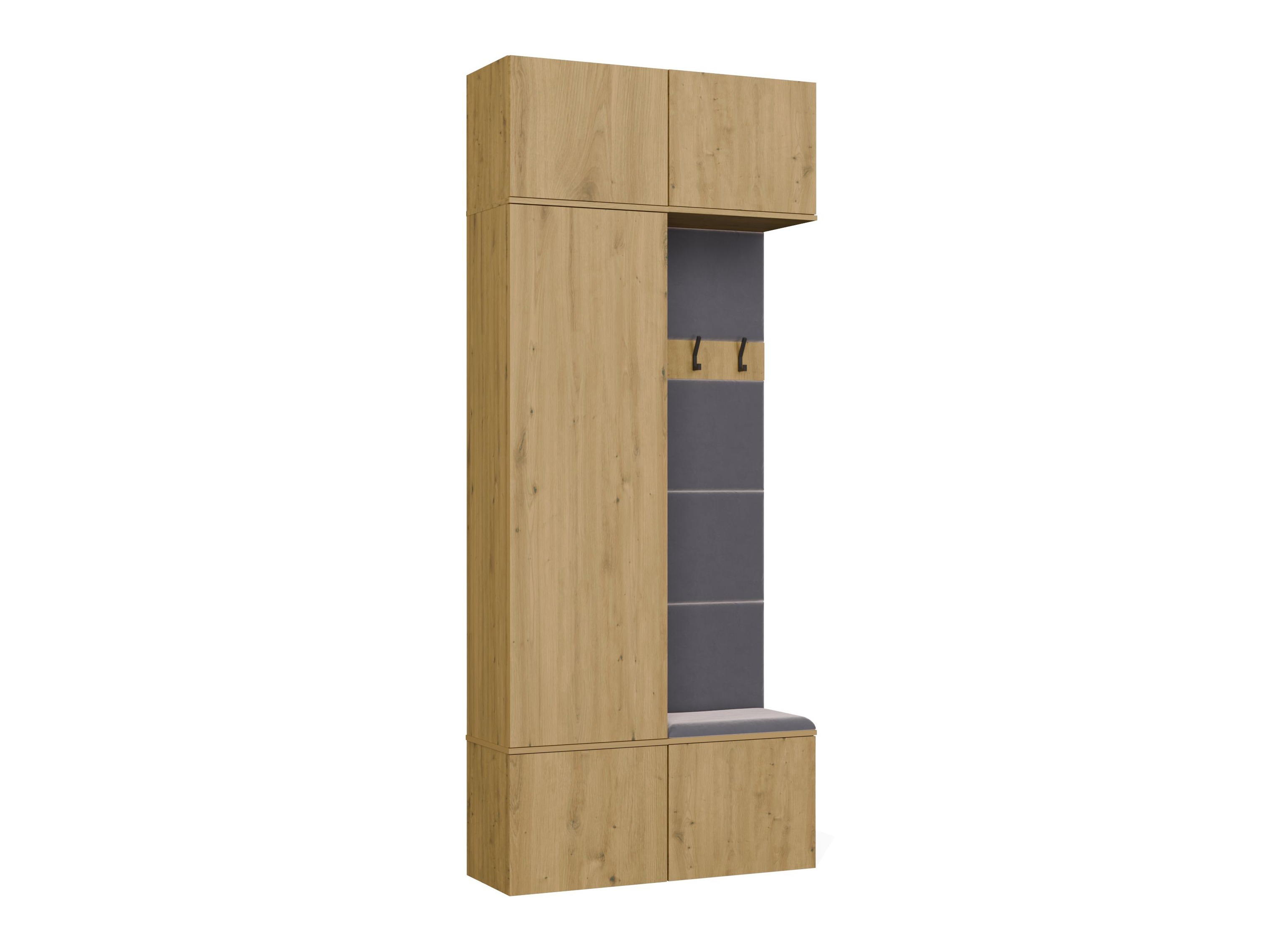 Conjunto para recibidor Domtori 100 (Roble Artisan)