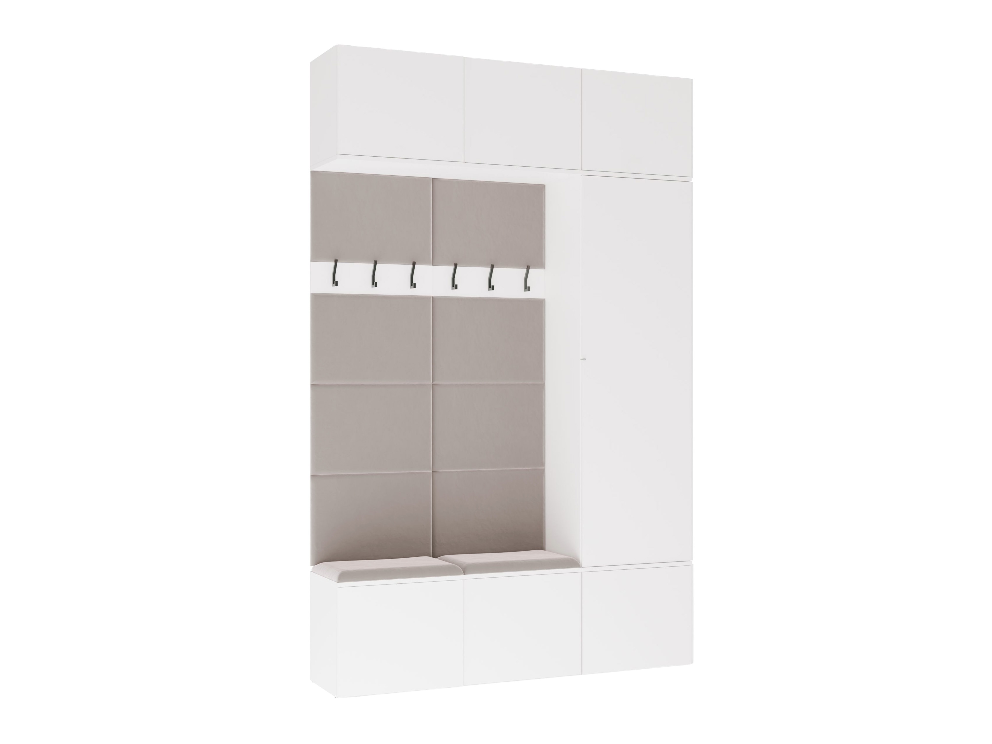 Conjunto para recibidor Domtori 112 (Blanco)