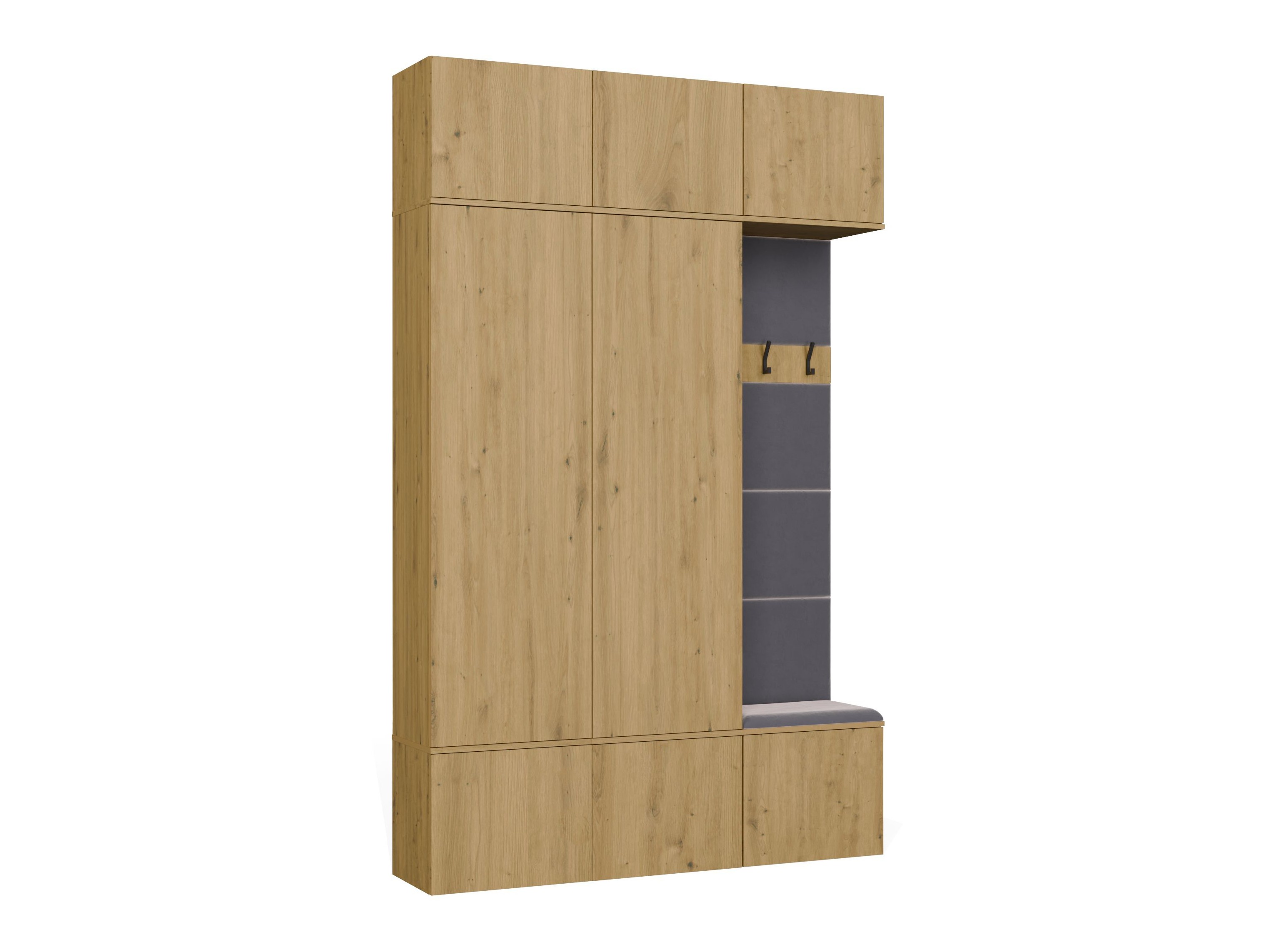 Conjunto para recibidor Domtori 113 (Roble Artisan)