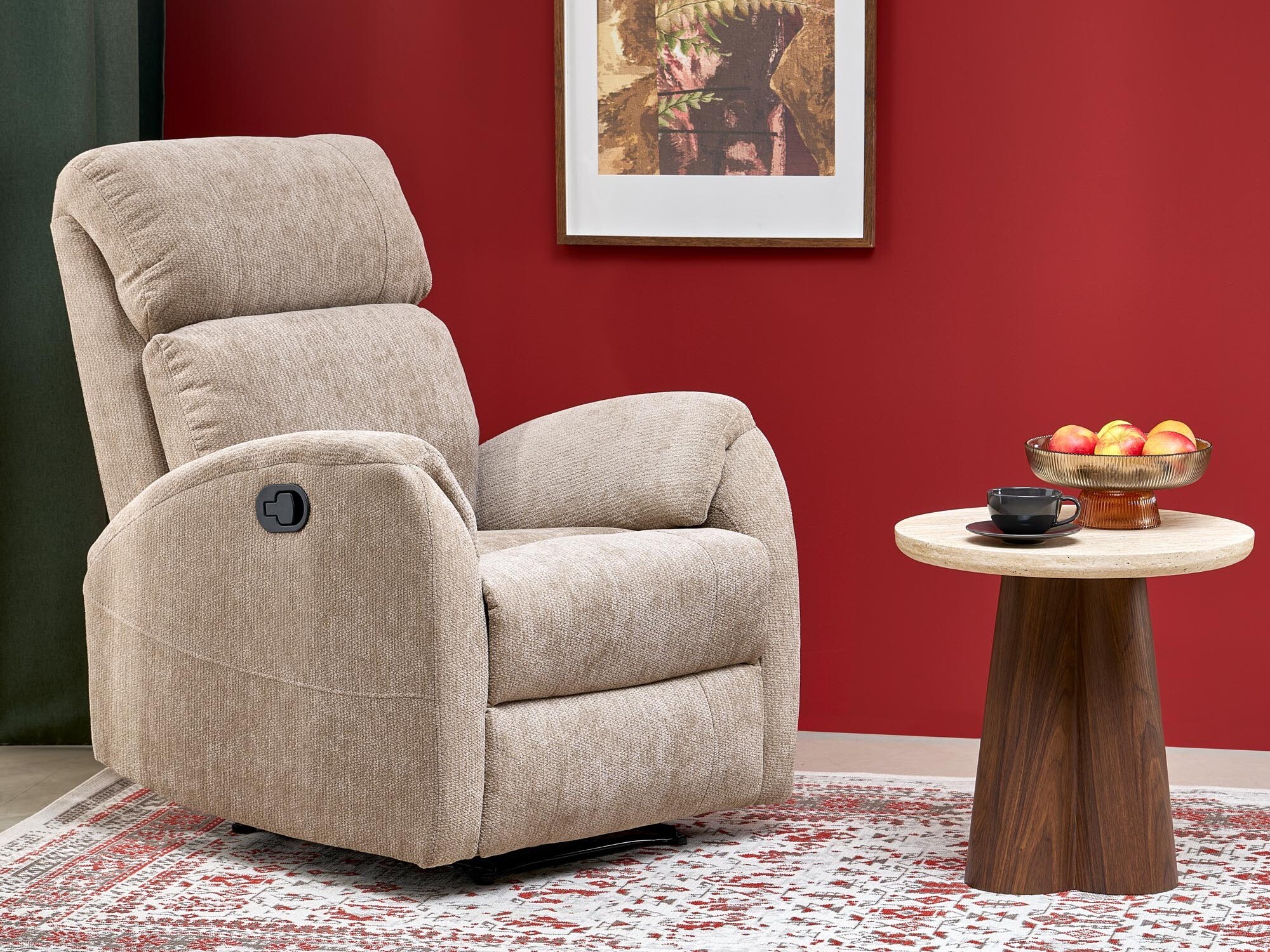 Sillón reclinable Houston 2198 (Beige)