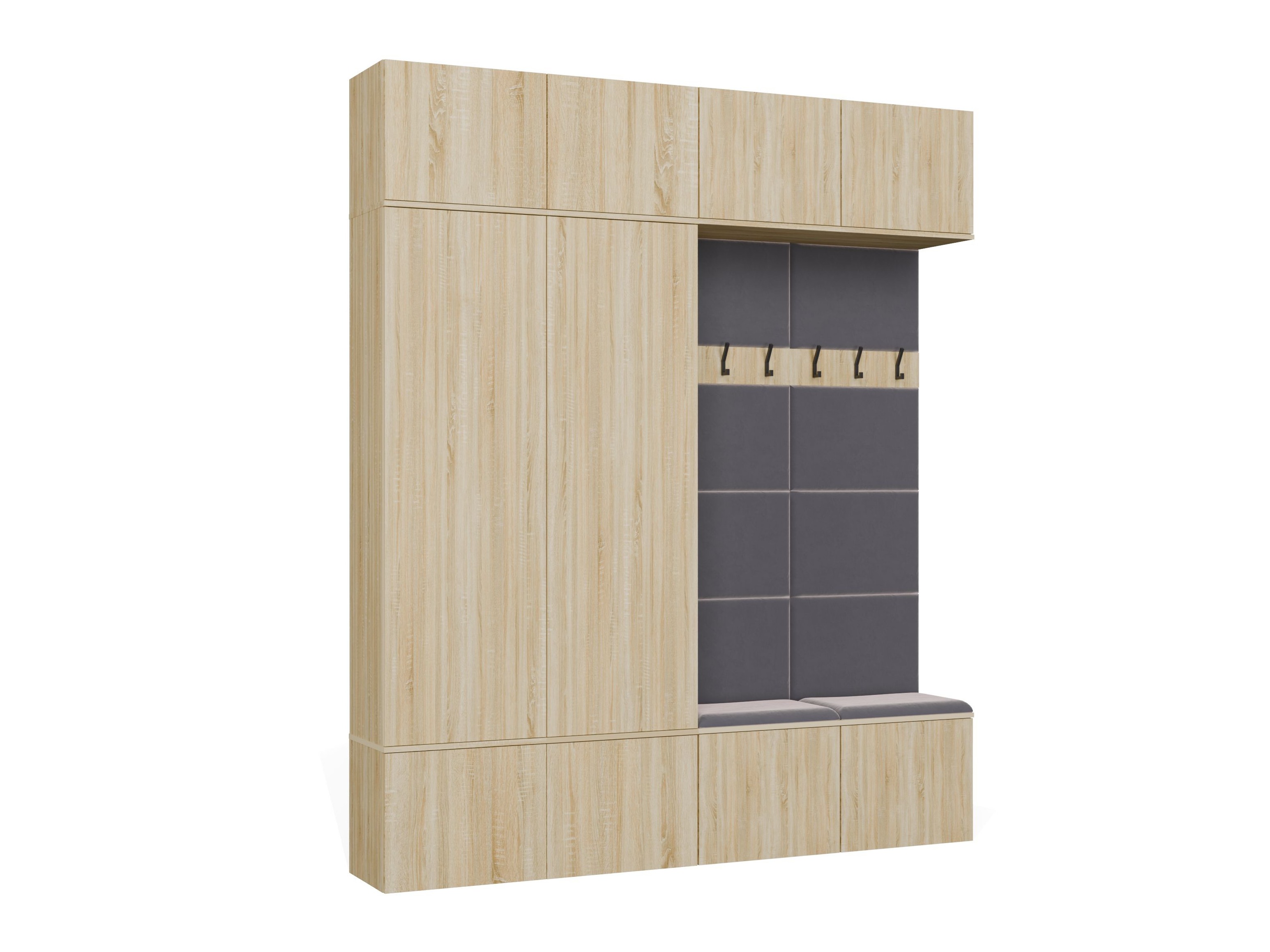 Conjunto para recibidor Domtori 114 (Roble Sonoma)