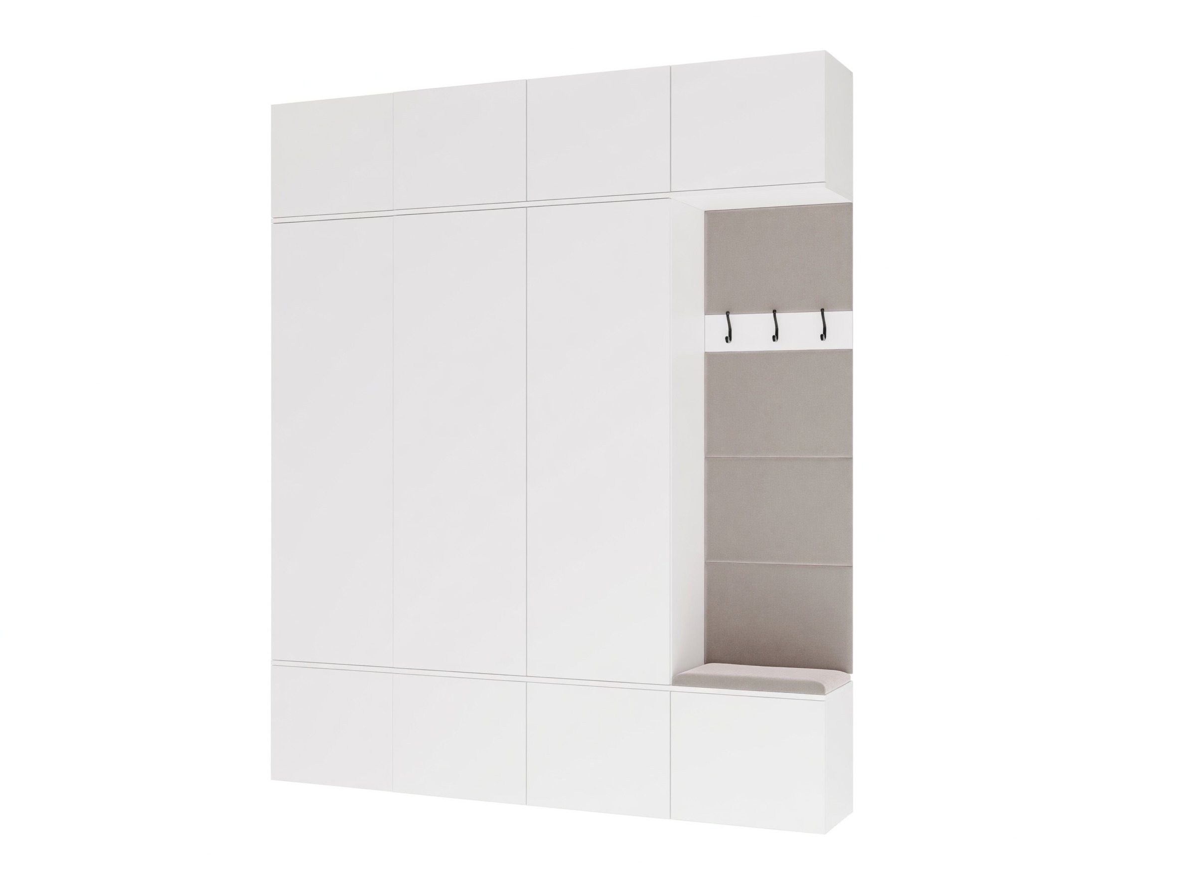 Conjunto para recibidor Domtori 115 (Blanco)