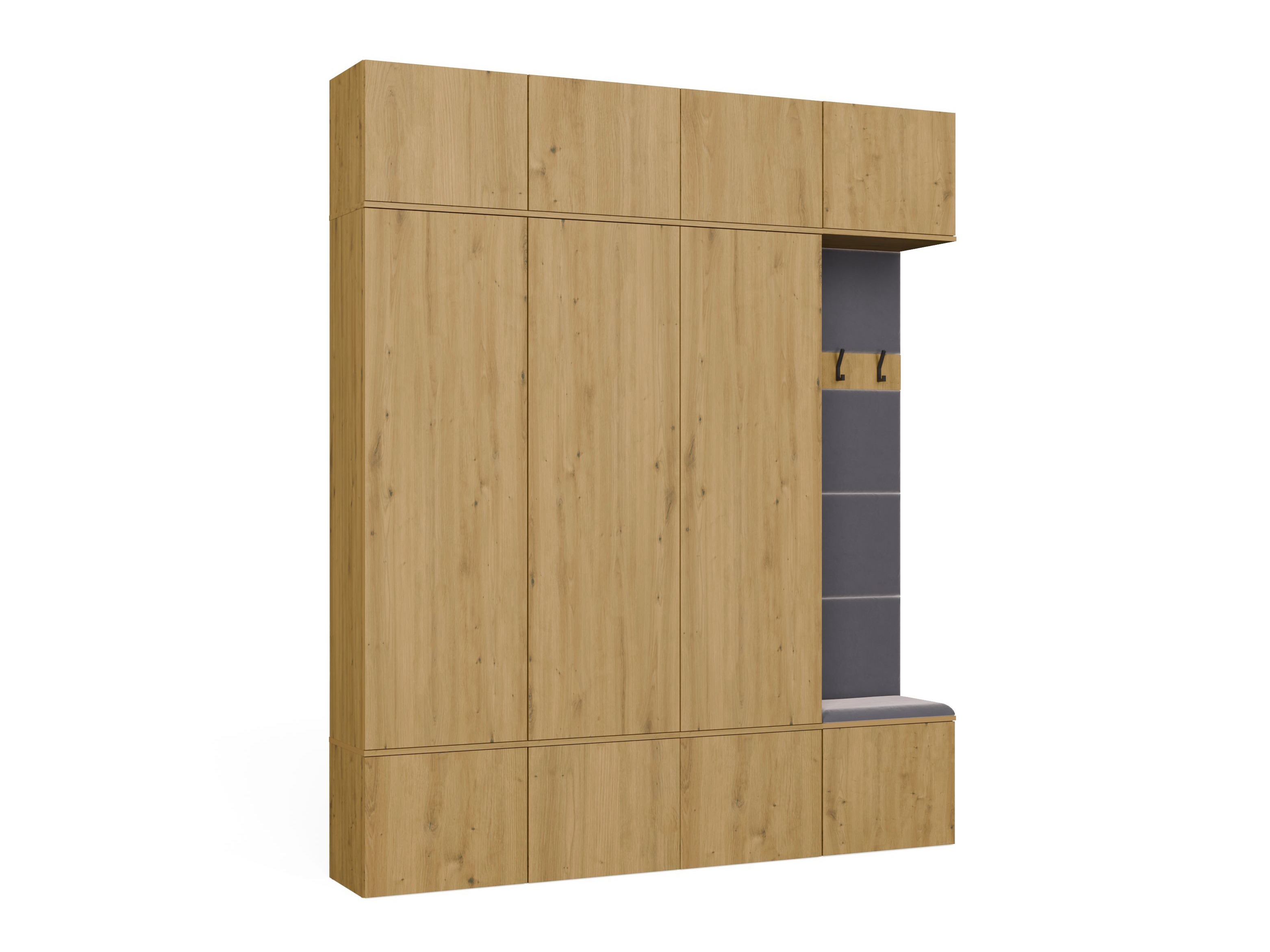 Conjunto para recibidor Domtori 115 (Roble Artisan)