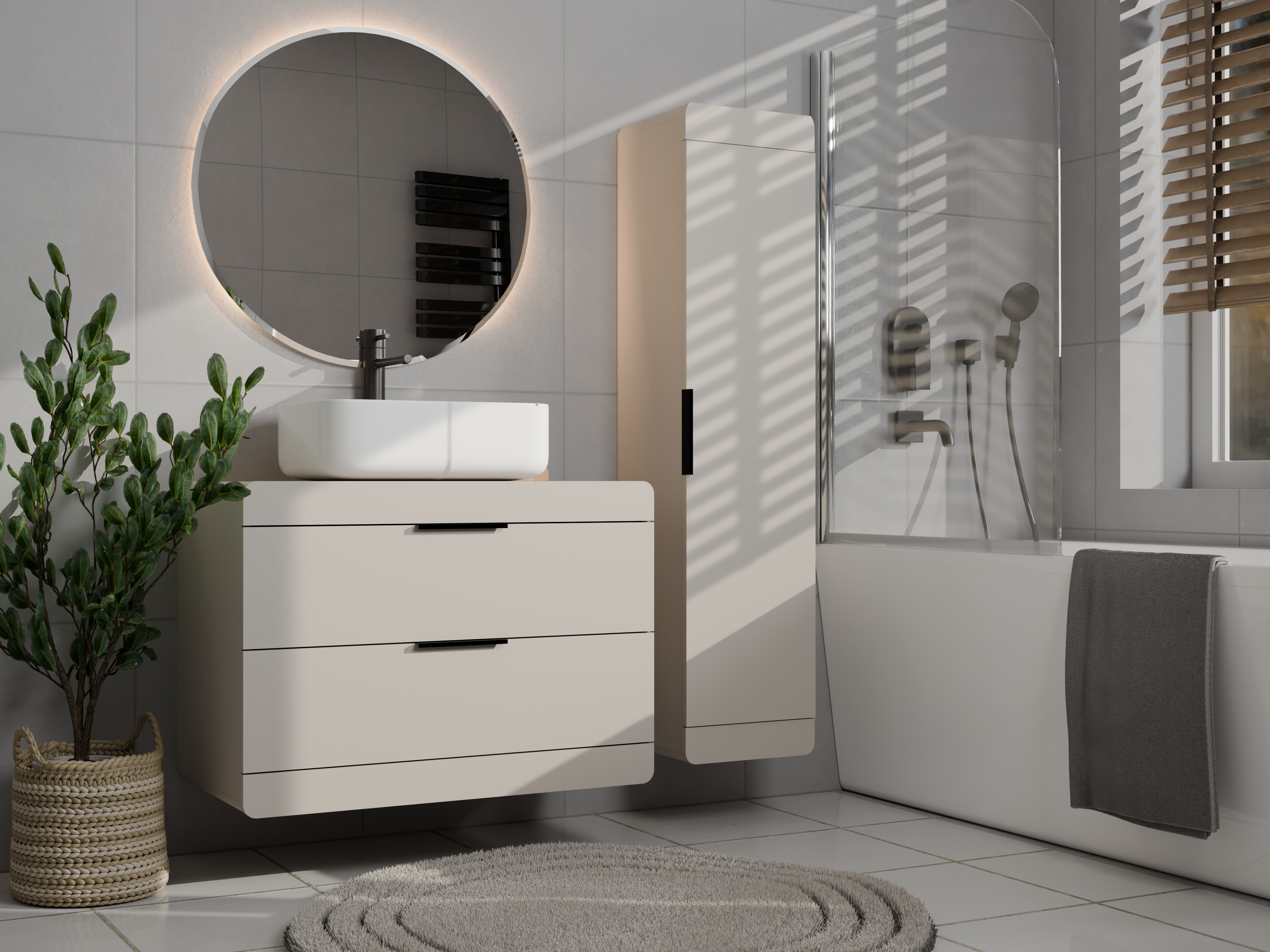 Armario colgante para baño Mandeville 390