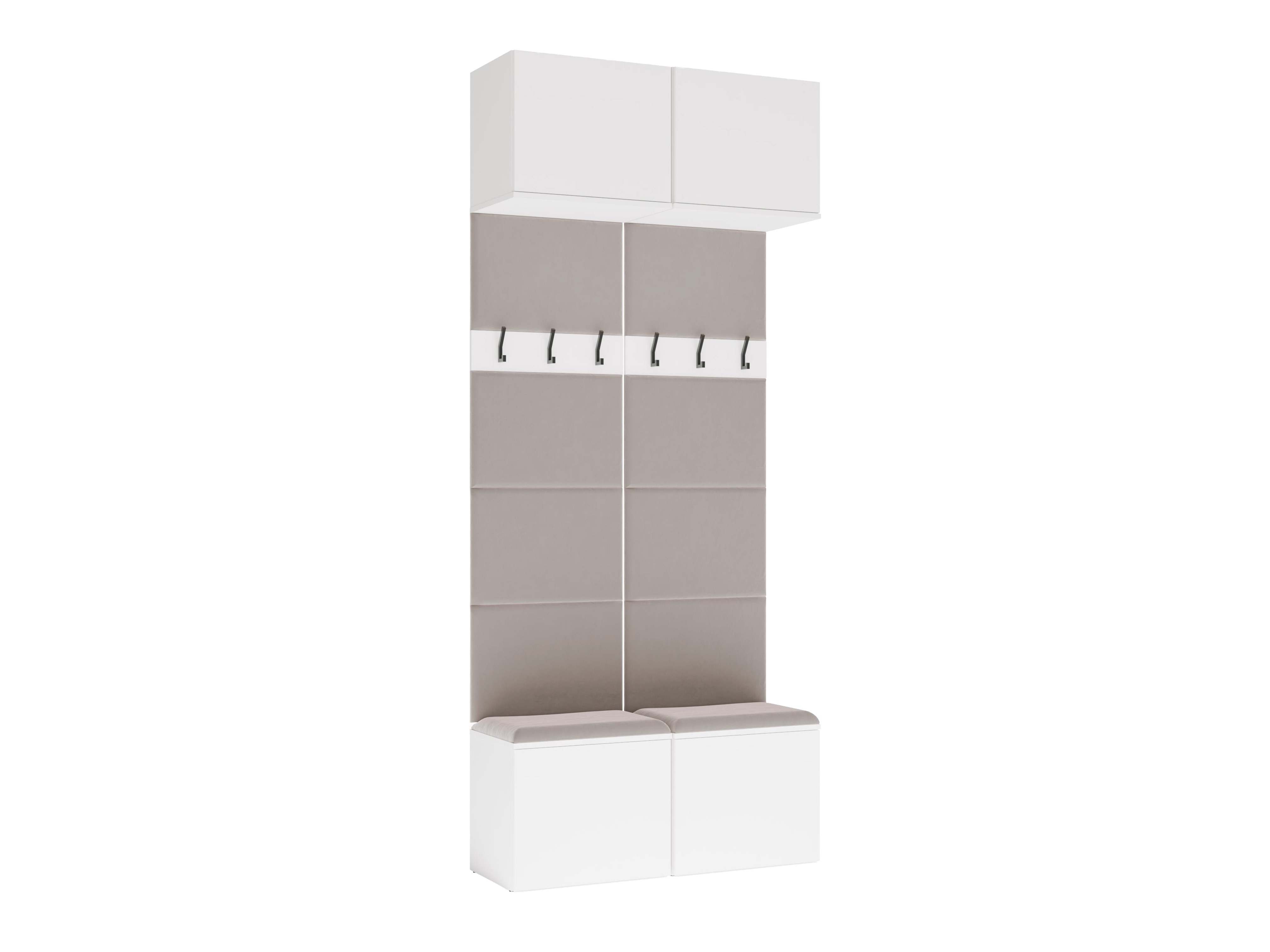 Conjunto para recibidor Domtori 116 (Blanco)