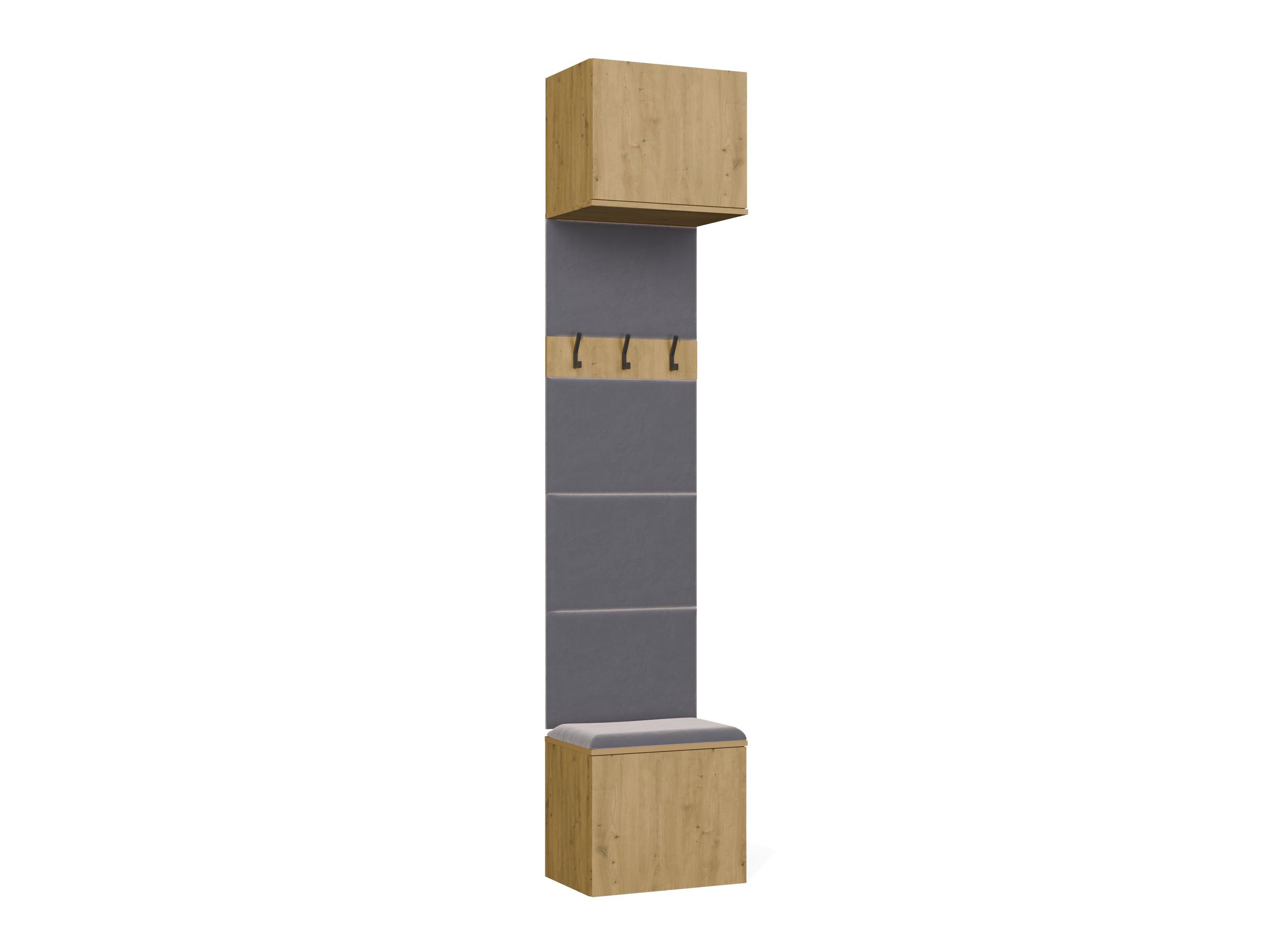Conjunto para recibidor Domtori 117 (Roble Artisan)