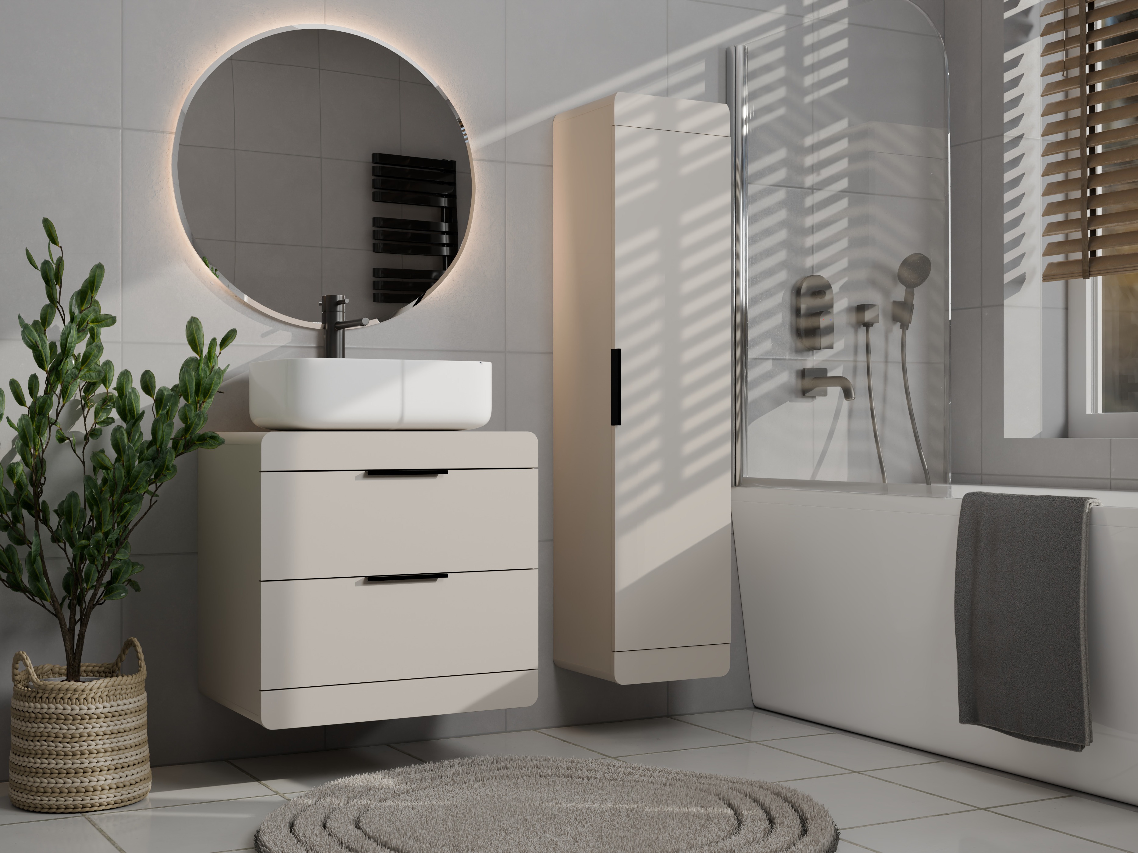Armario de baño colgante para lavabo Mandeville 391