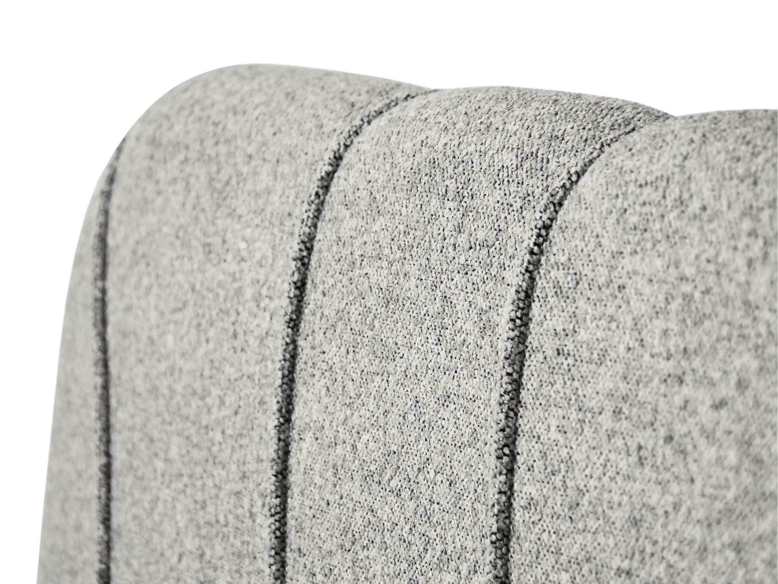 Cama continental Norman 127 (Gris claro)