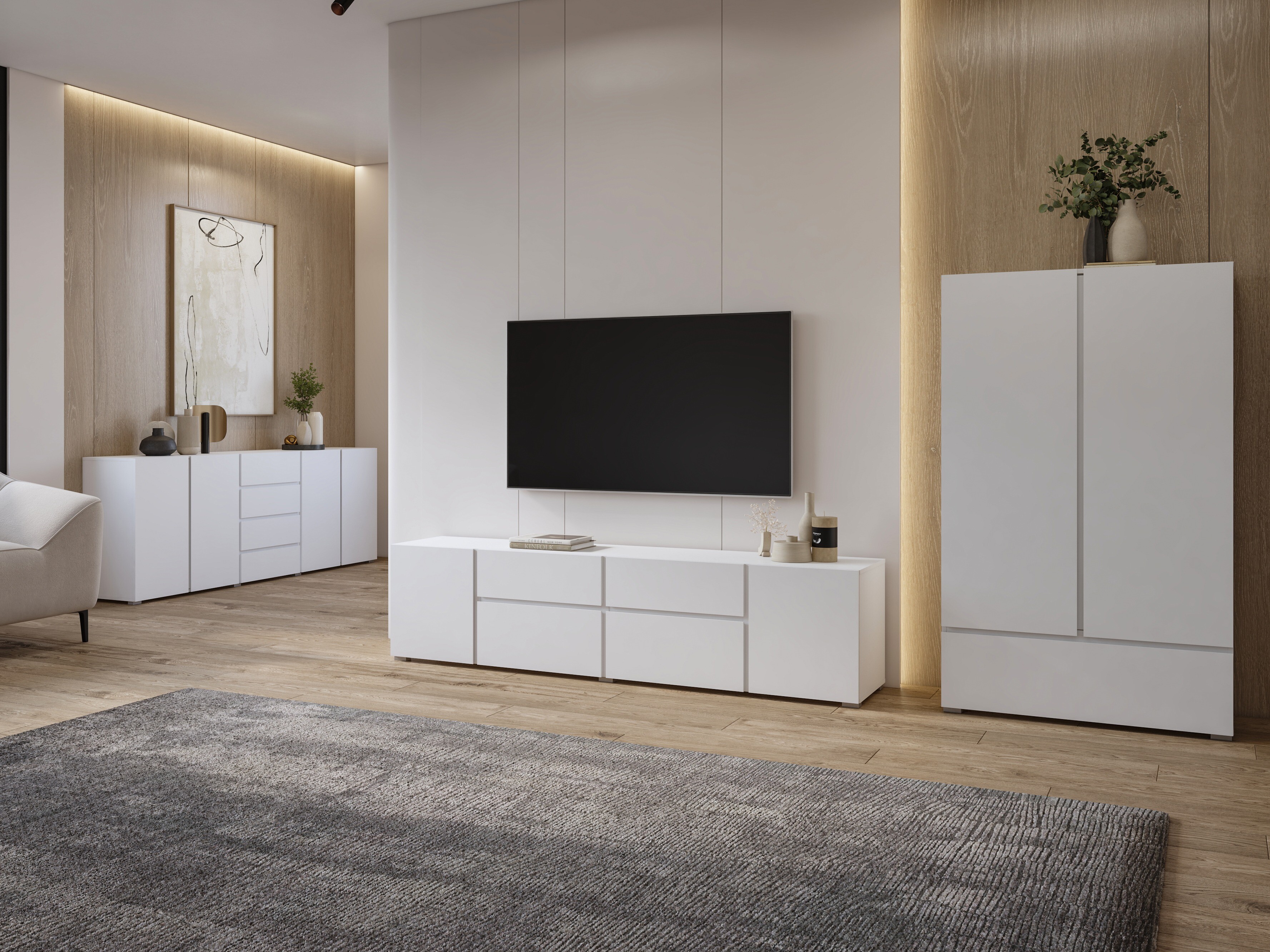 Cómoda Elbleve 105 (Blanco)