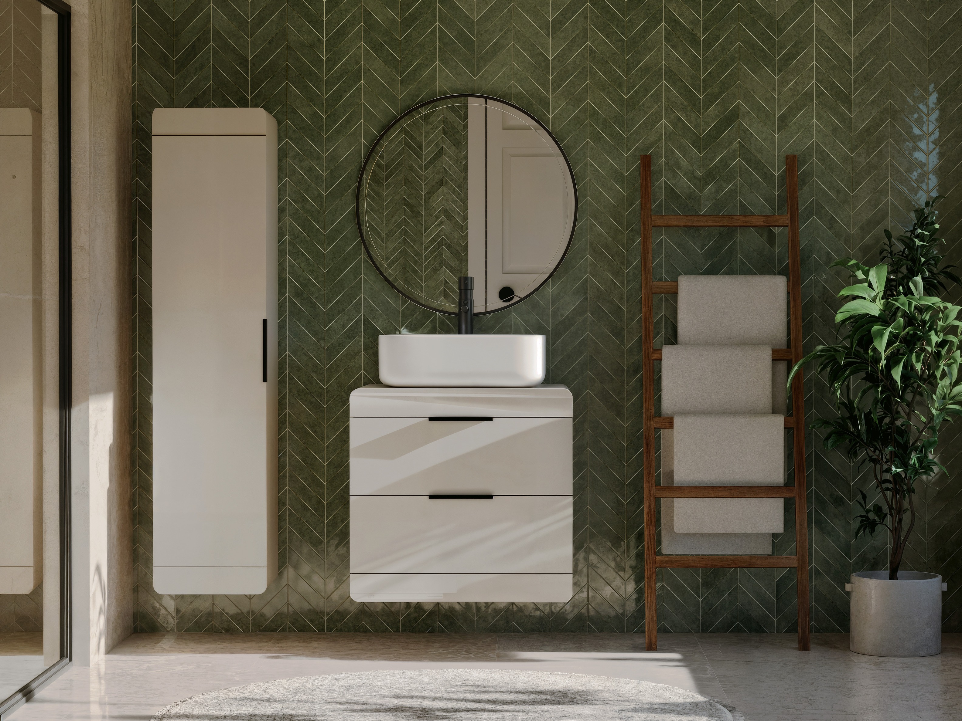 Conjunto de mueble de baño Mandeville 394
