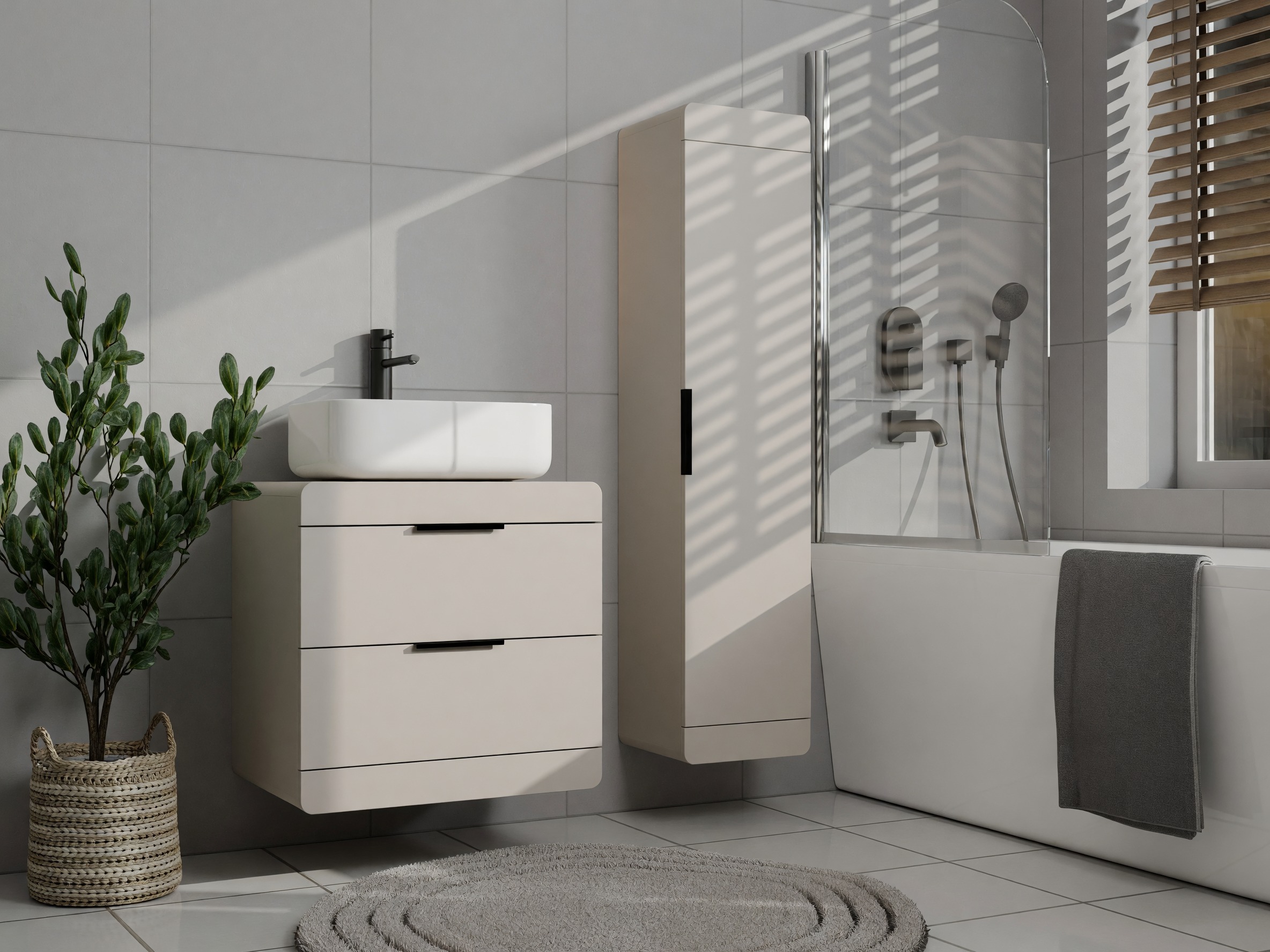 Conjunto de mueble de baño Mandeville 394