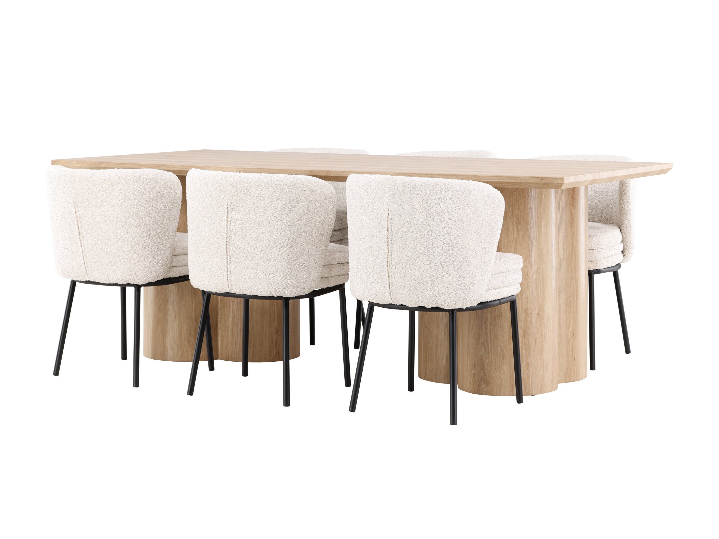 Conjunto de mesas y sillas para comedor Dallas 5176