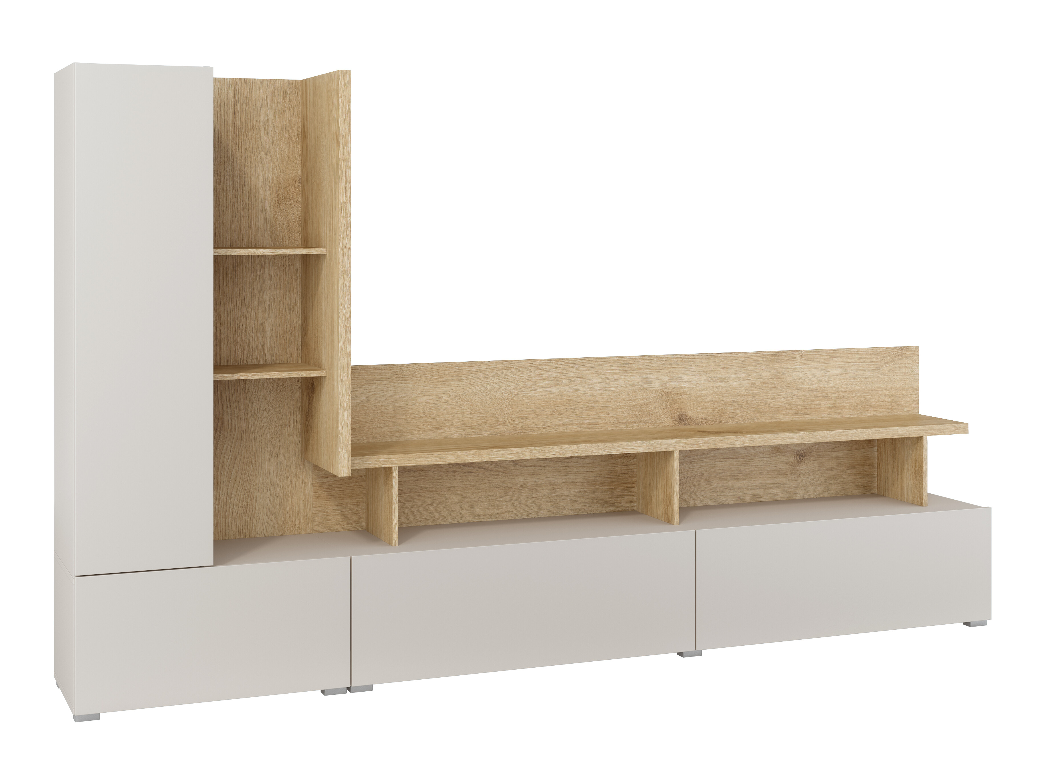 Conjunto de salón Virvele 101 (Cachemira + Roble claro)